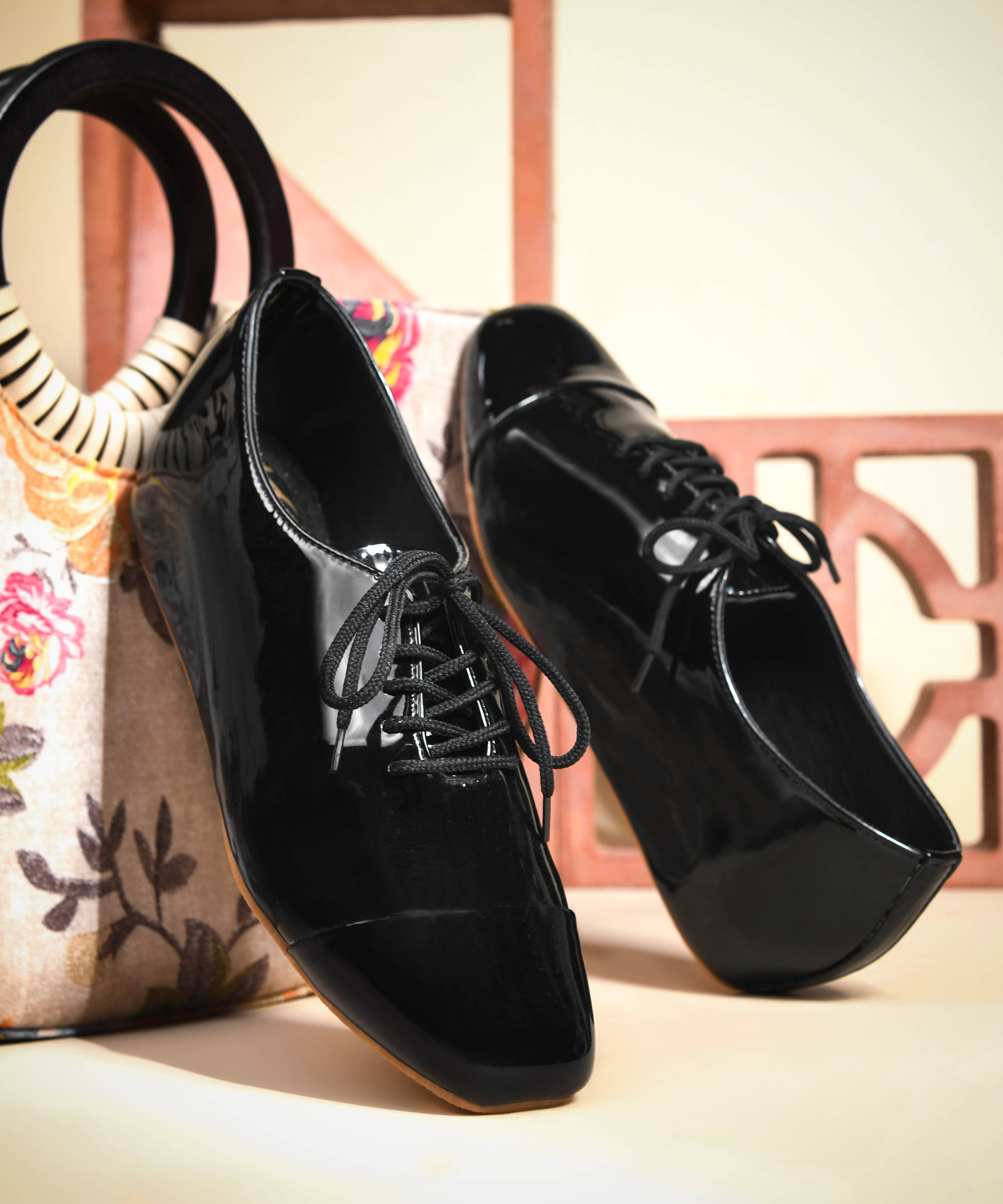    			JM Looks Black Women's Brogues Shoes