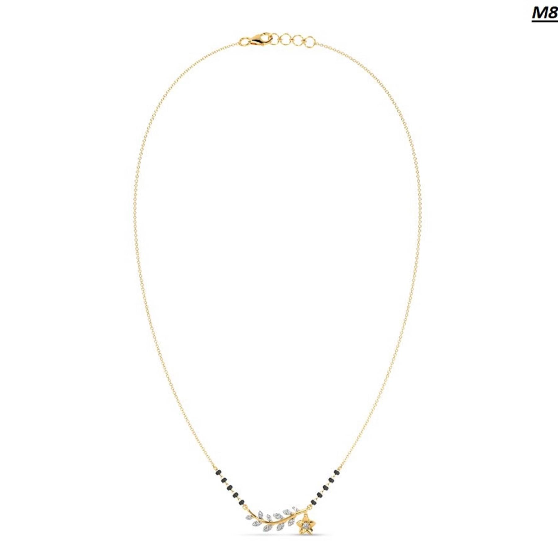     			KIRTAN ENT Golden Mangalsutra ( Pack of 1 )