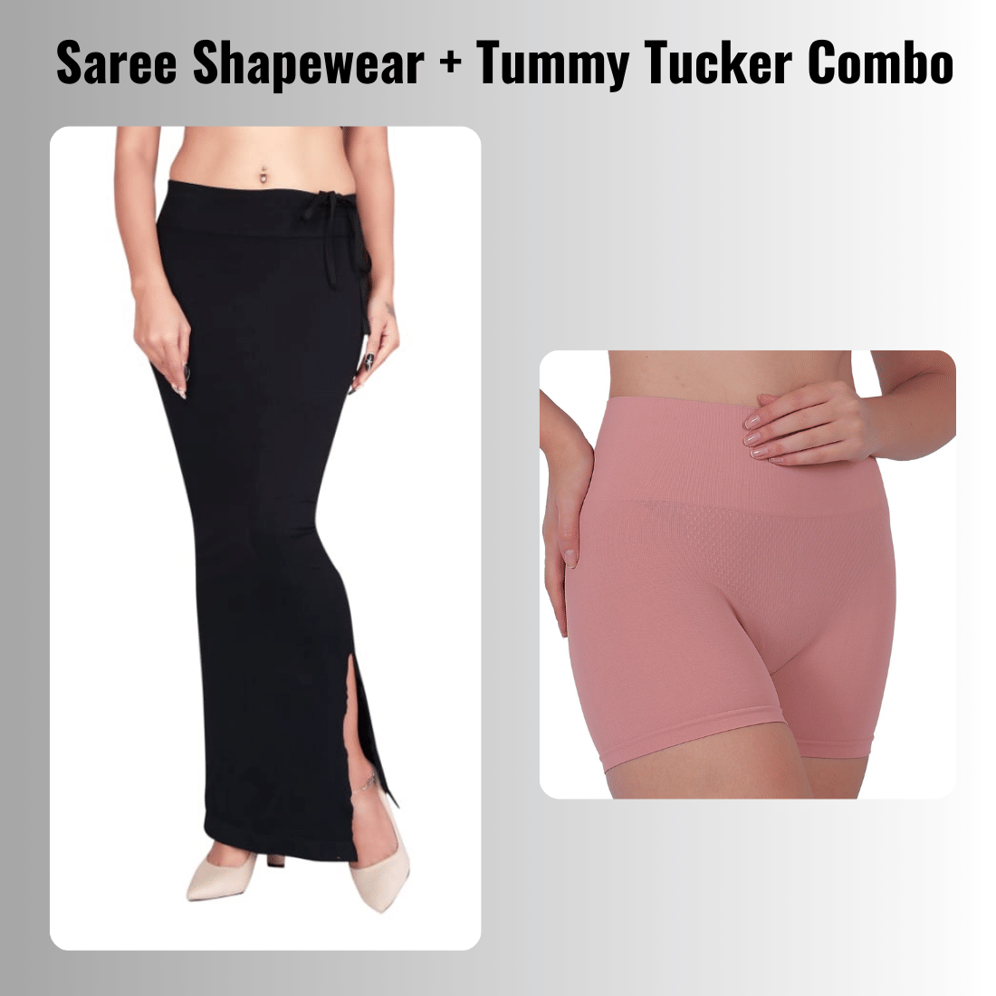 Pia Trends Women Cotton Blend Body Shaper ( Black,Peach ) Pia Trends Women Cotton Blend Body Shaper ( Black,Peach )