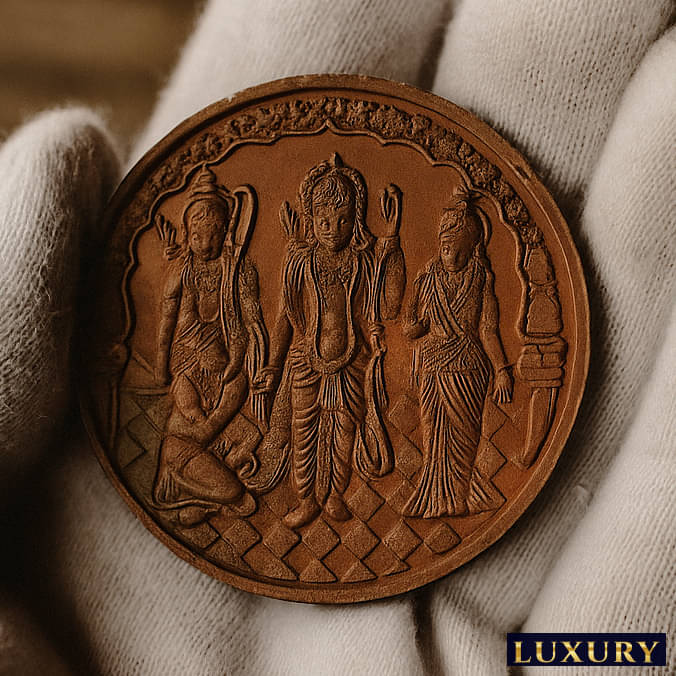 Rare 20 Gram 1 Anna 1818 Ram, Sita, Laxman and Hanuman, old Most Demanded India Collective Coin Rare 20 Gram 1 Anna 1818 Ram, Sita, Laxman and Hanuman, old Most Demanded India Collective Coin