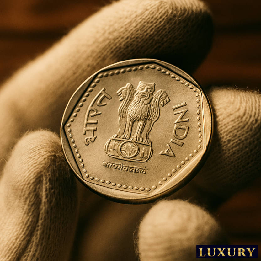     			Rare Error 1 Rupee, Both Side Same Error - Small Issue old Fancy Most Demanded India Collective Coin