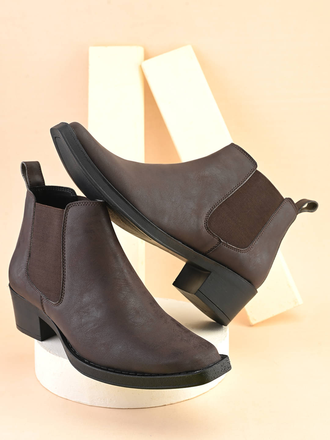     			Sir Corbett Brown Men's Chelsea Boots