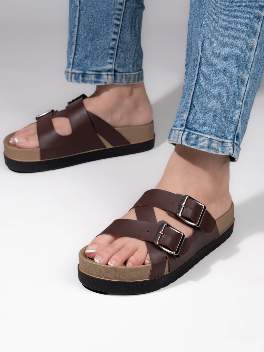 Sneaklab Brown Women's Flats Sneaklab Brown Women's Flats