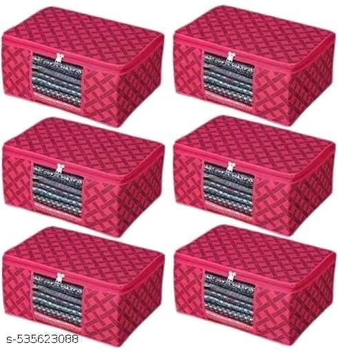 TheYourChoice Non-Woven  Wardrobe Organizer/ Cloth Cover / Saree Cover Assorted Pack of 6     			TheYourChoice Non-Woven  Wardrobe Organizer/ Cloth Cover / Saree Cover Assorted Pack of 6