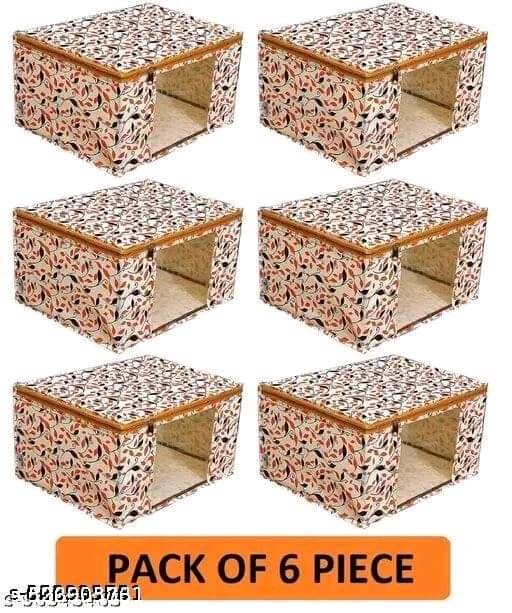 TheYourChoice Non-Woven Wardrobe Organizer/ Cloth Cover / Saree Cover Assorted Pack of 6 TheYourChoice Non-Woven Wardrobe Organizer/ Cloth Cover / Saree Cover Assorted Pack of 6