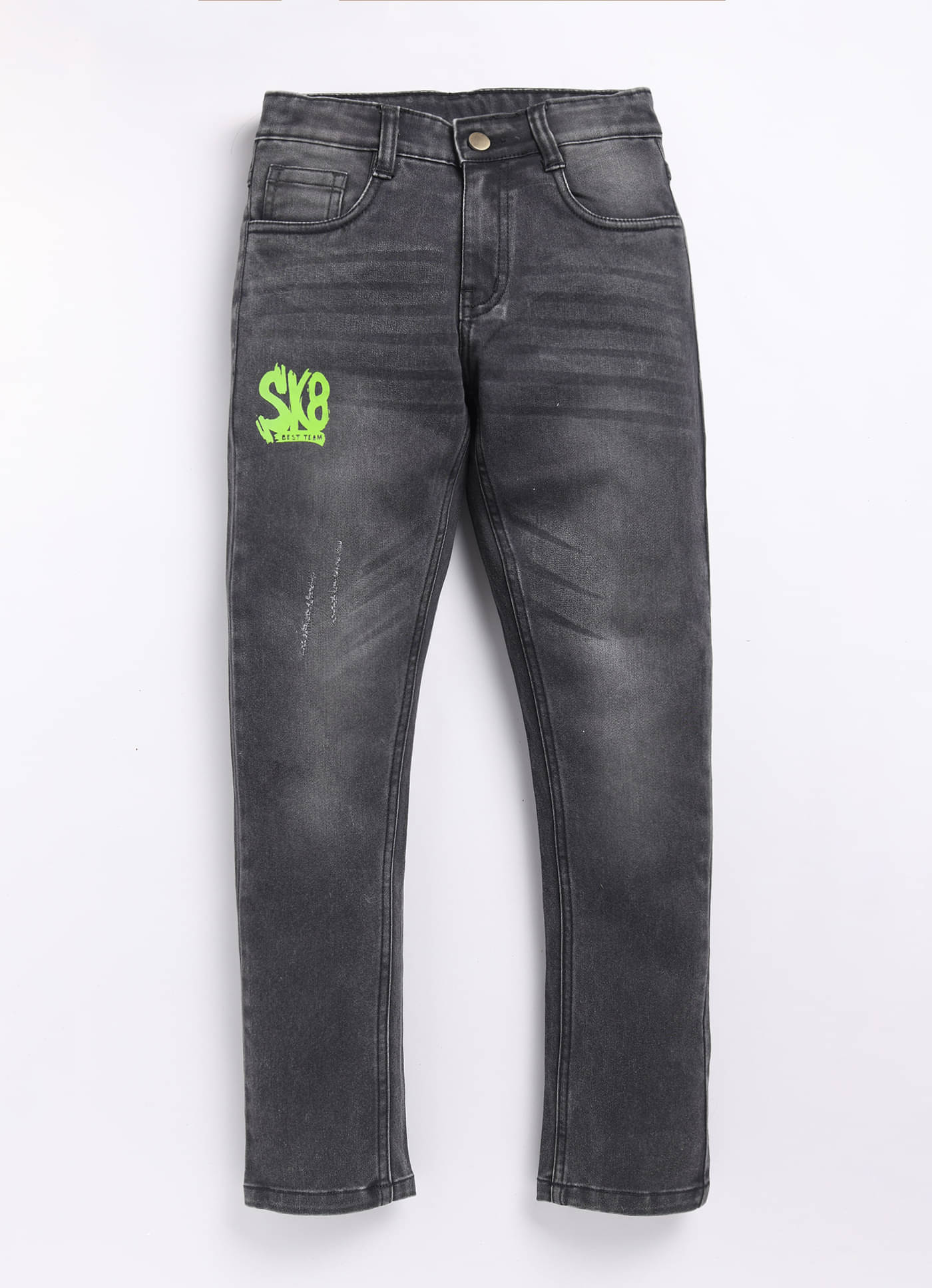     			ZAB Pack of 1 Boys Denim Jeans ( Black )
