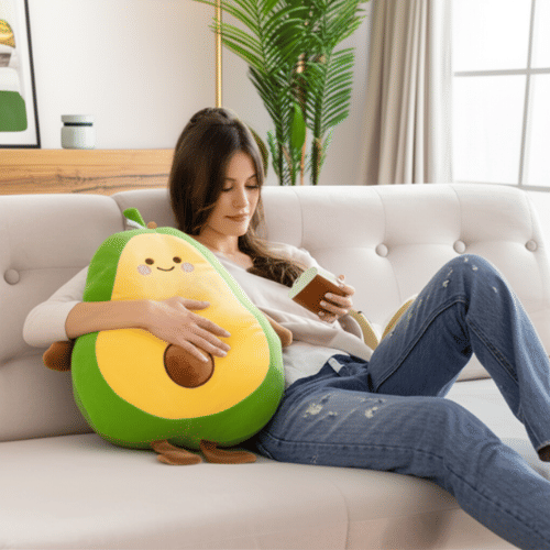     			minijoy Cute Avocado Soft Toy for Kids – Plush Cuddle Stuffed Toy, 25cm