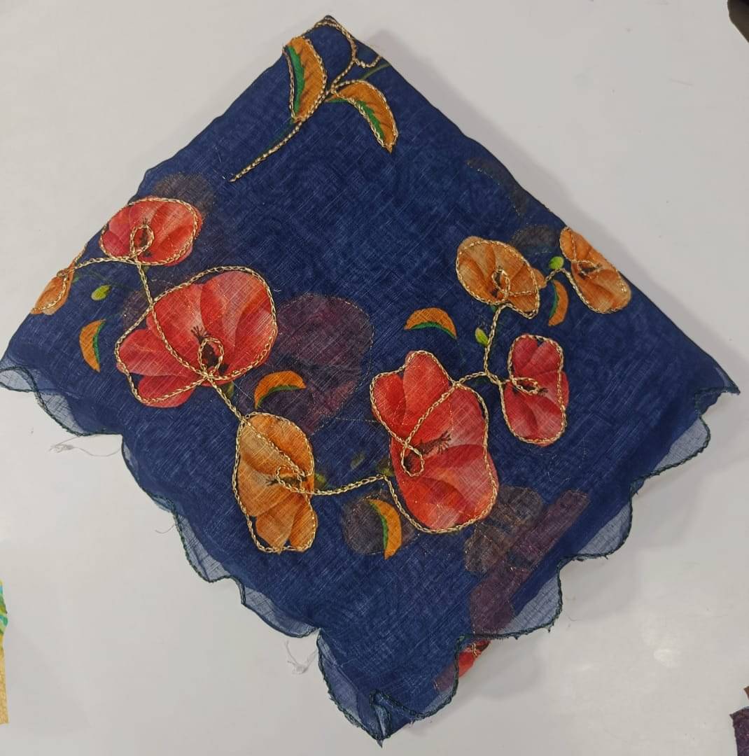 supalee Tex Linen Printed Regular Saree With Unstitched Blouse Piece ( Multicolor 2 ) supalee Tex Linen Printed Regular Saree With Unstitched Blouse Piece ( Multicolor 2 )