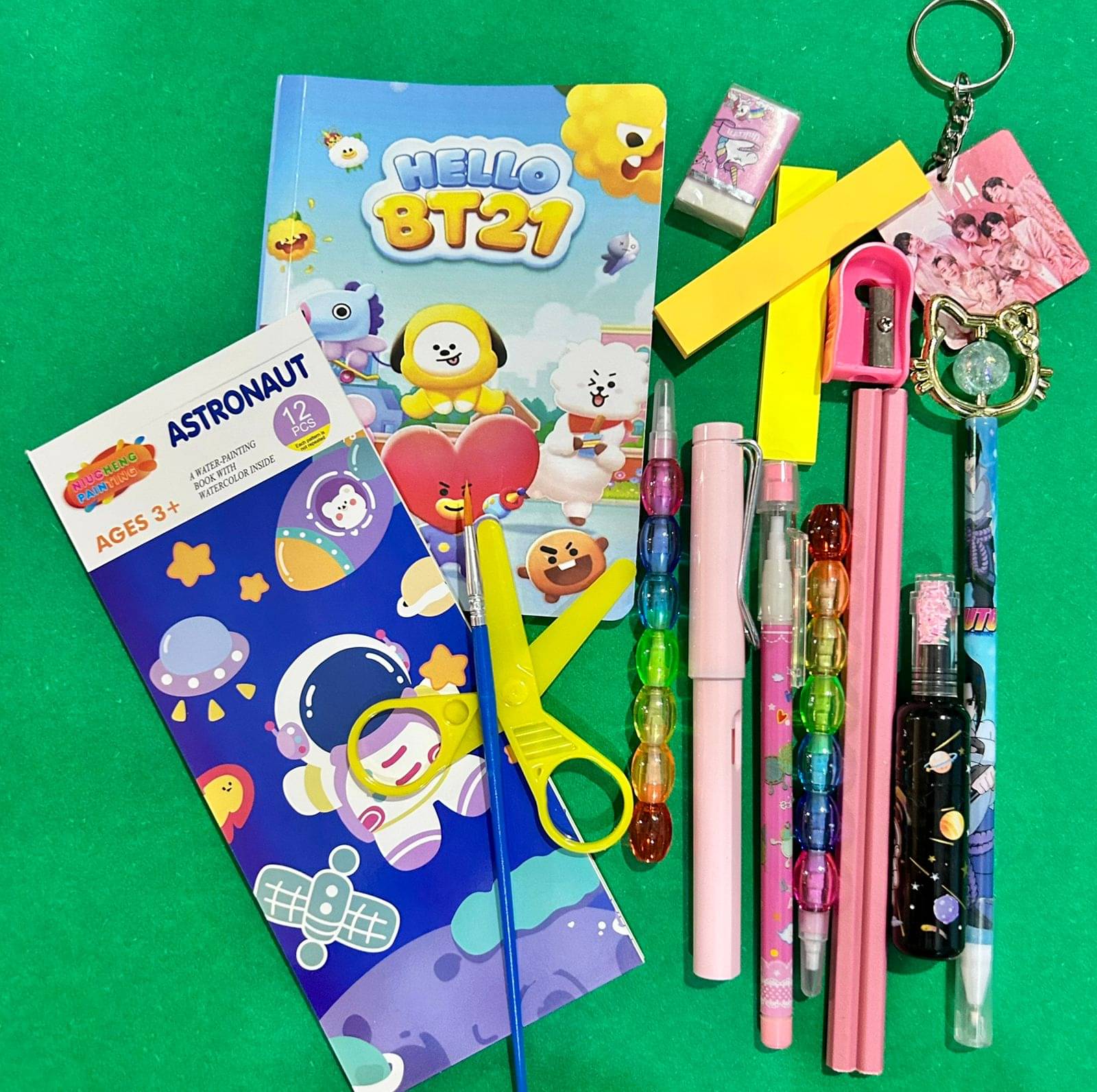     			16 PCS Stylish Fancy Cute School Stationery Combo Girls Students, Best Return Gift Set For Students Unicorn Pencil pouch , Pen, Pencil, colors,Eraser With Small Unicorn Diary Gift Set For Kids Girls