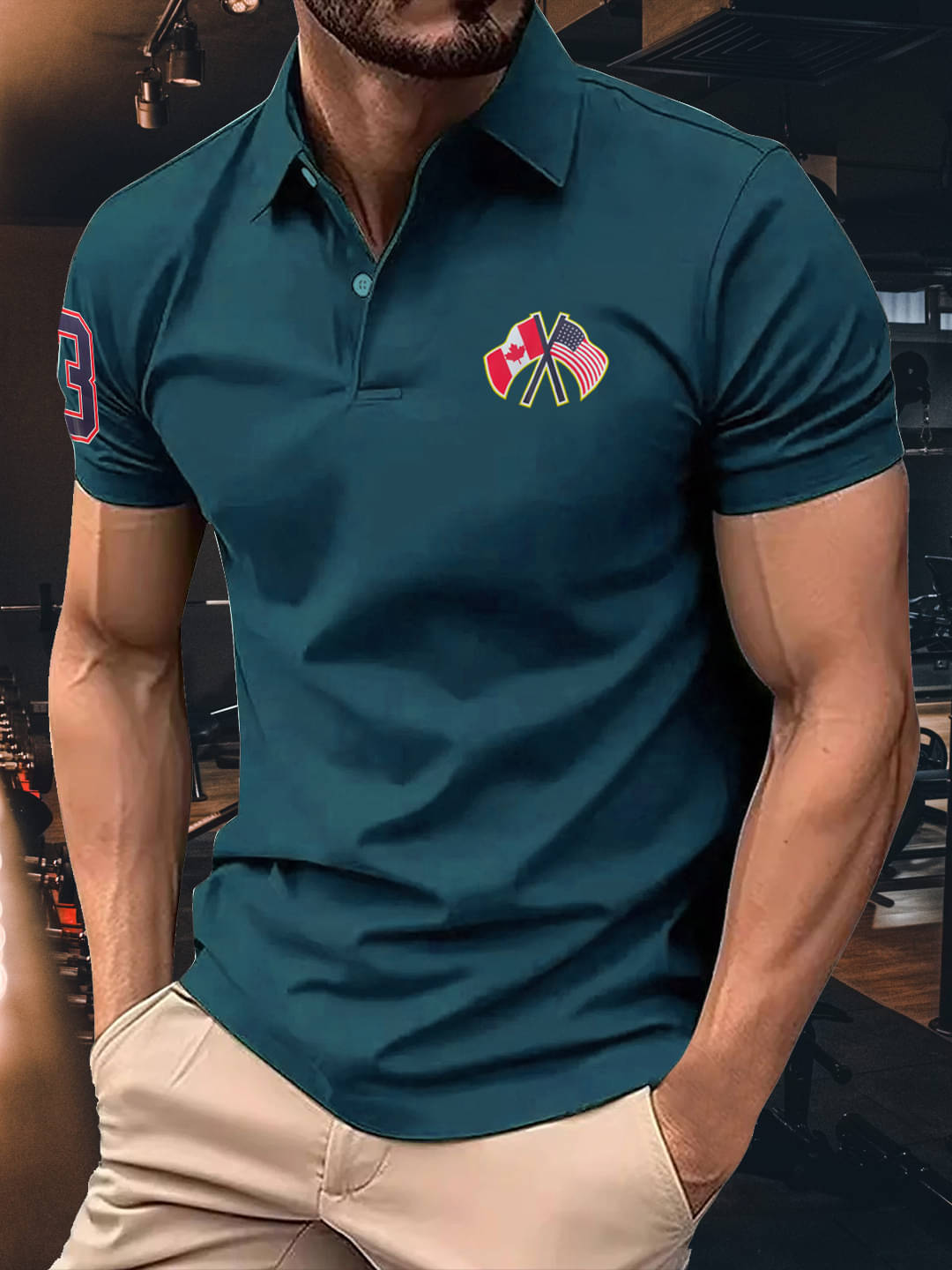 AIN6 Men Cotton Blend Regular Fit Solid Polo T Shirt ( Teal Blue )     			AIN6 Men Cotton Blend Regular Fit Solid Polo T Shirt ( Teal Blue )