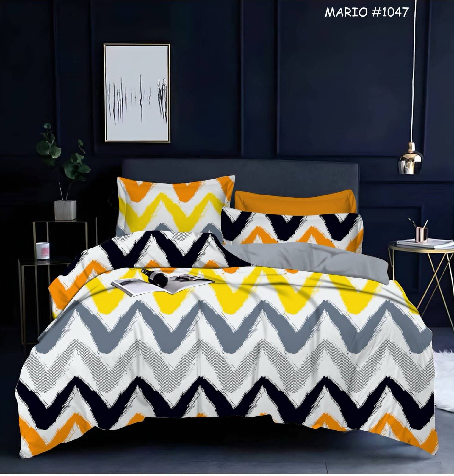 Aavika Microfibre Abstract Printed Fitted ( Queen Size ) - Multi Aavika Microfibre Abstract Printed Fitted ( Queen Size ) - Multi