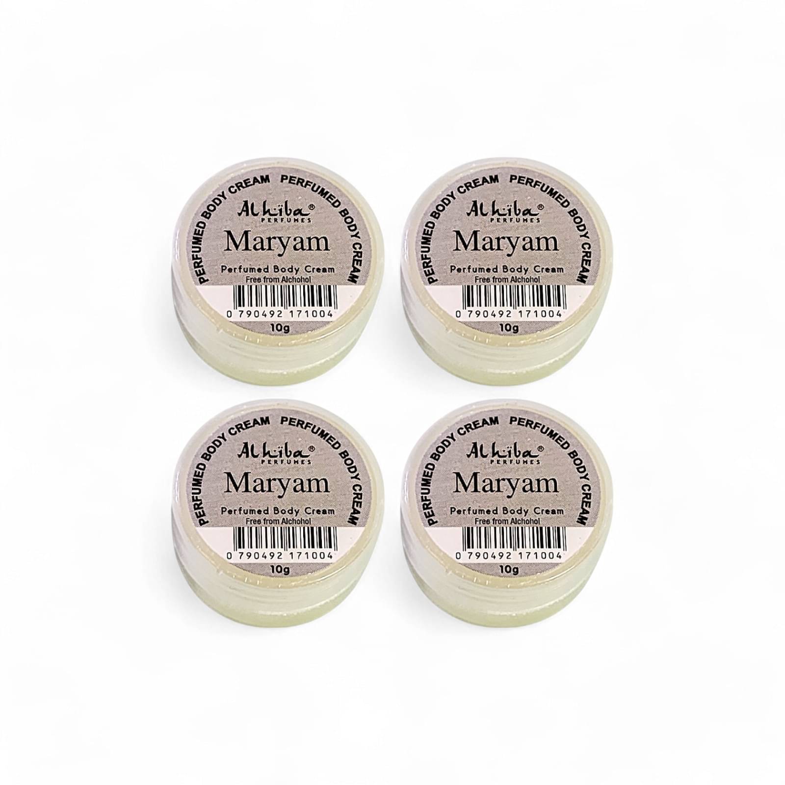     			Al Hiba Maryam Perfumed Body Deodorant Cream for Unisex 10 gm ( Pack of 4 )