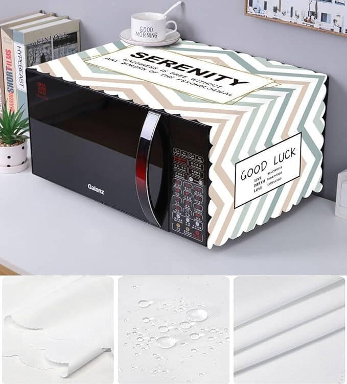     			CASA FURNISHING Single Polyester Multi Microwave Oven Cover - 29L & above