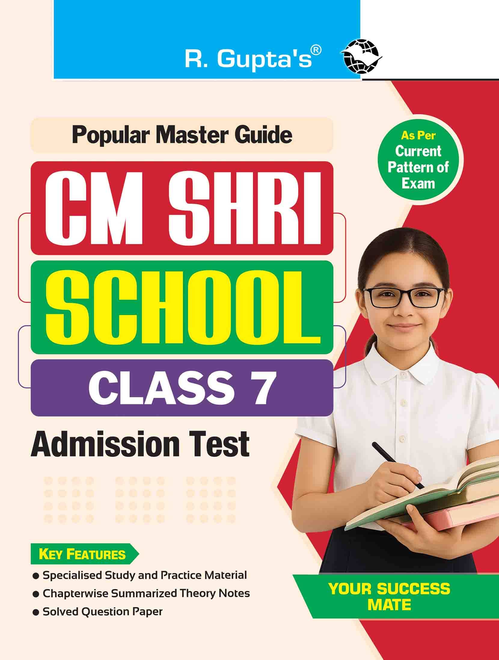     			CM Shri School (Class 7th) Admission Test Guide
