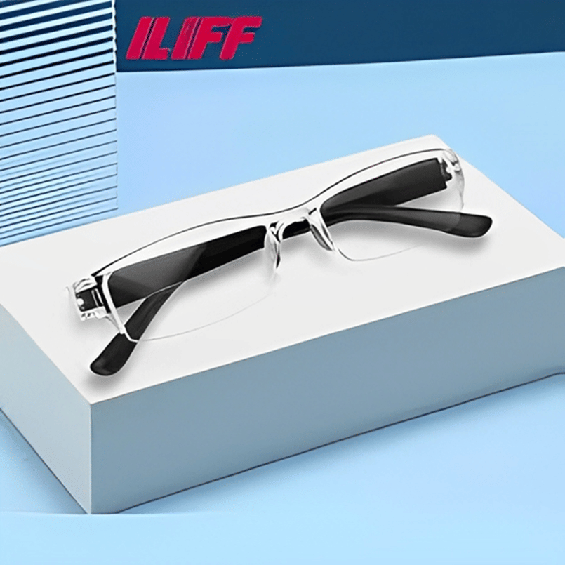 Clearo Rectangle Half Rim Reading Glasses Clearo Rectangle Half Rim Reading Glasses