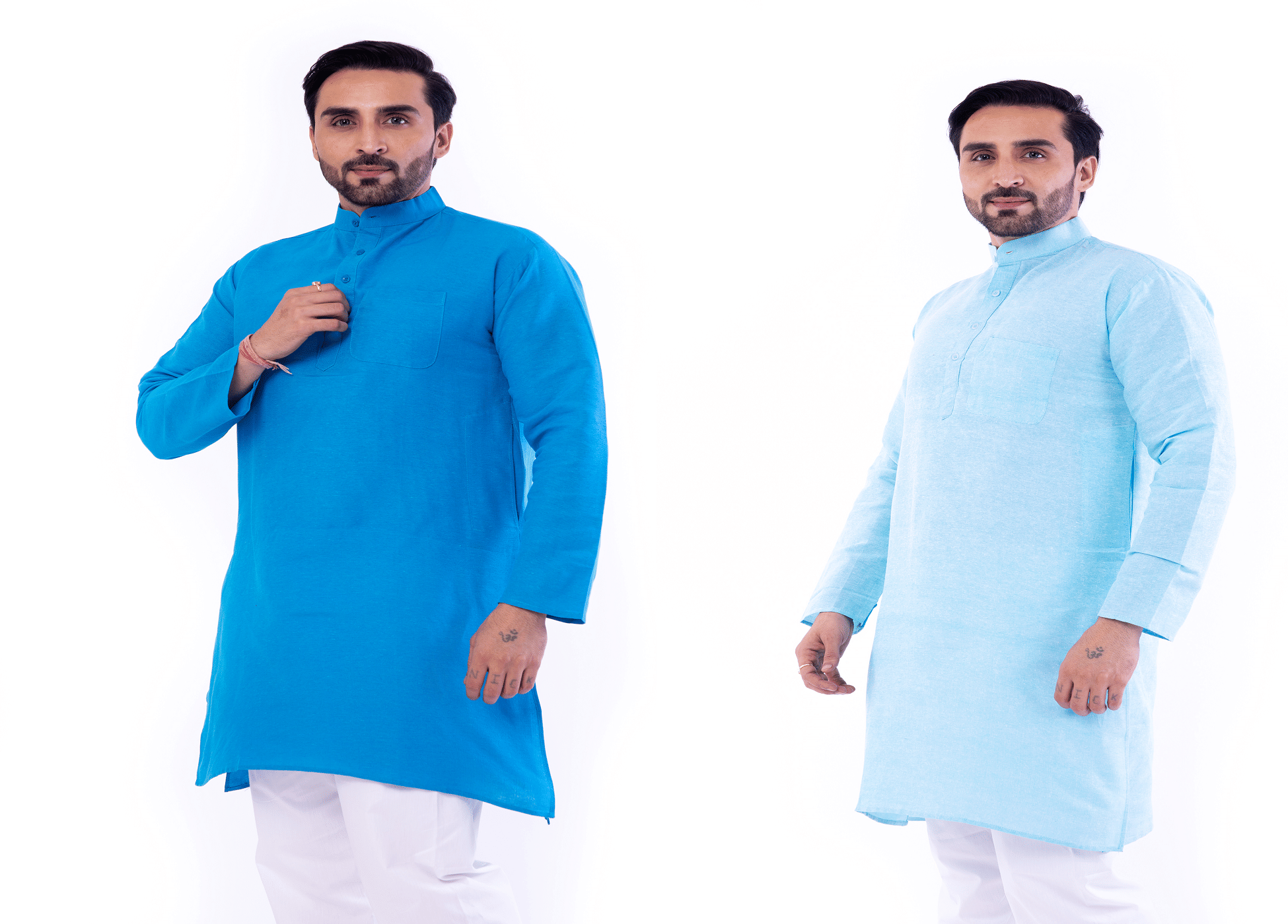 DESHBANDHU DBK Multi Cotton Men's Regular Kurta ( Pack of 2 ) DESHBANDHU DBK Multi Cotton Men's Regular Kurta ( Pack of 2 )