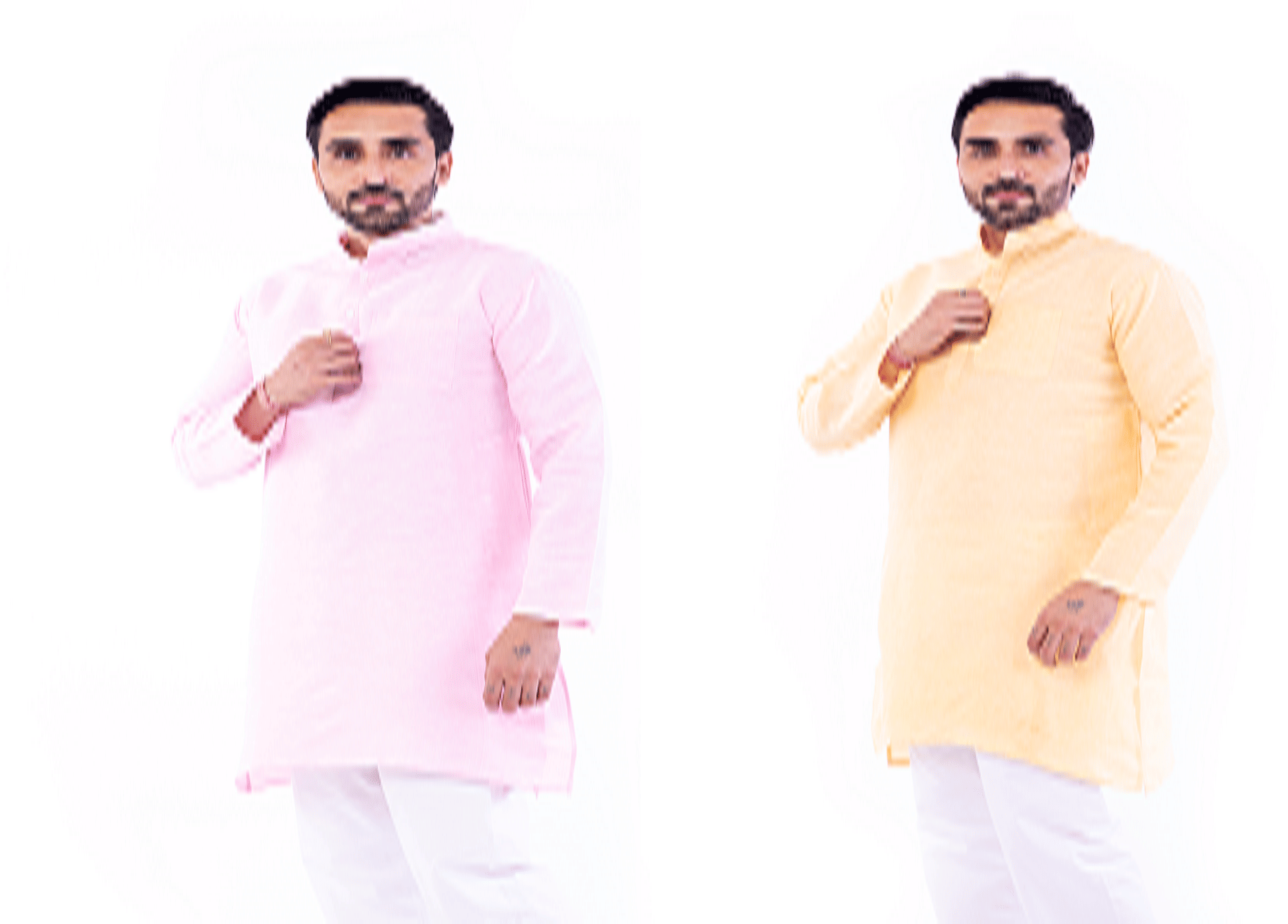 DESHBANDHU DBK Multi Cotton Men's Regular Kurta ( Pack of 2 ) DESHBANDHU DBK Multi Cotton Men's Regular Kurta ( Pack of 2 )
