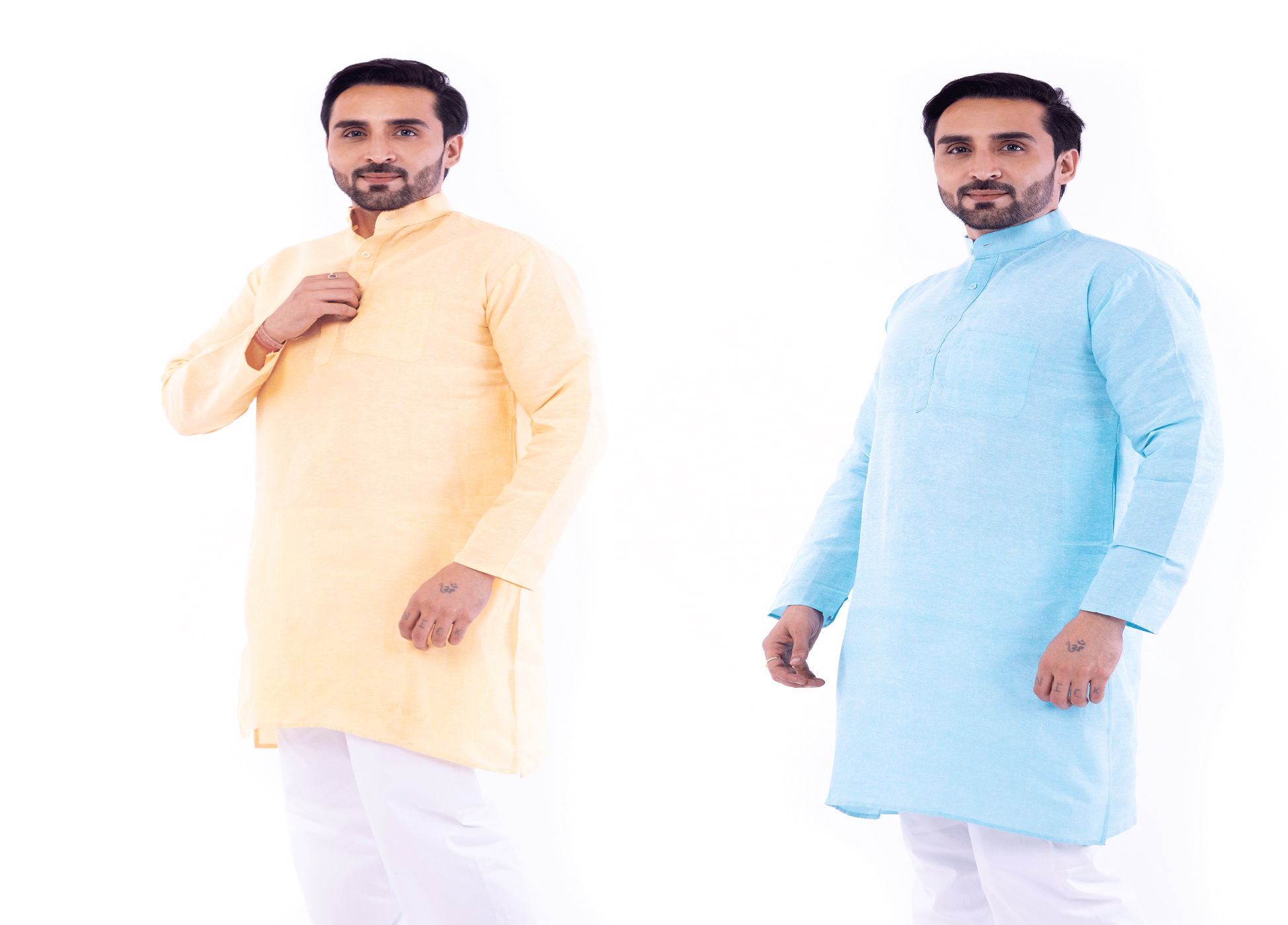 DESHBANDHU DBK Multi Cotton Men's Regular Kurta ( Pack of 2 )     			DESHBANDHU DBK Multi Cotton Men's Regular Kurta ( Pack of 2 )