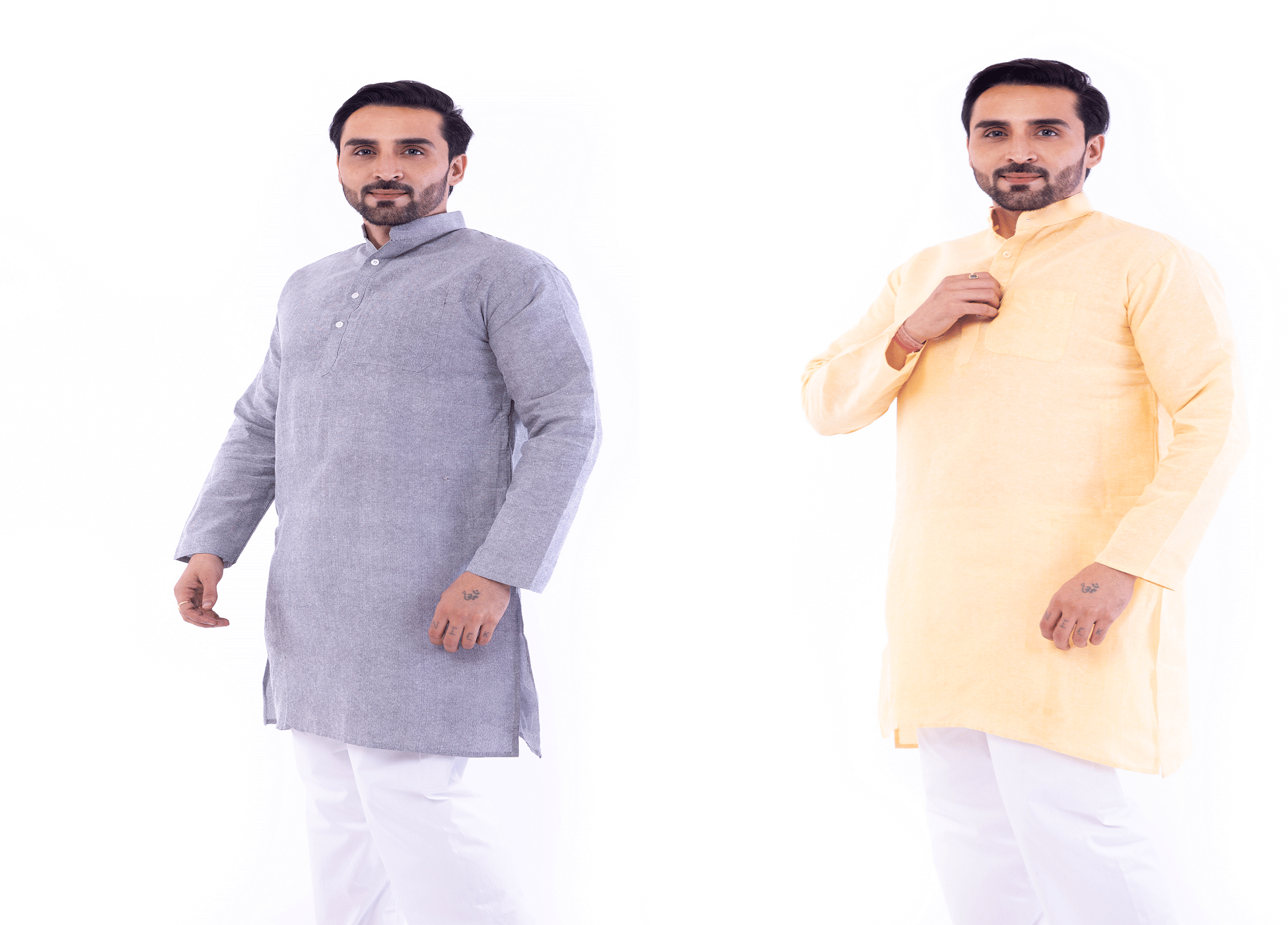 DESHBANDHU DBK Multi Cotton Men's Regular Kurta ( Pack of 2 )     			DESHBANDHU DBK Multi Cotton Men's Regular Kurta ( Pack of 2 )