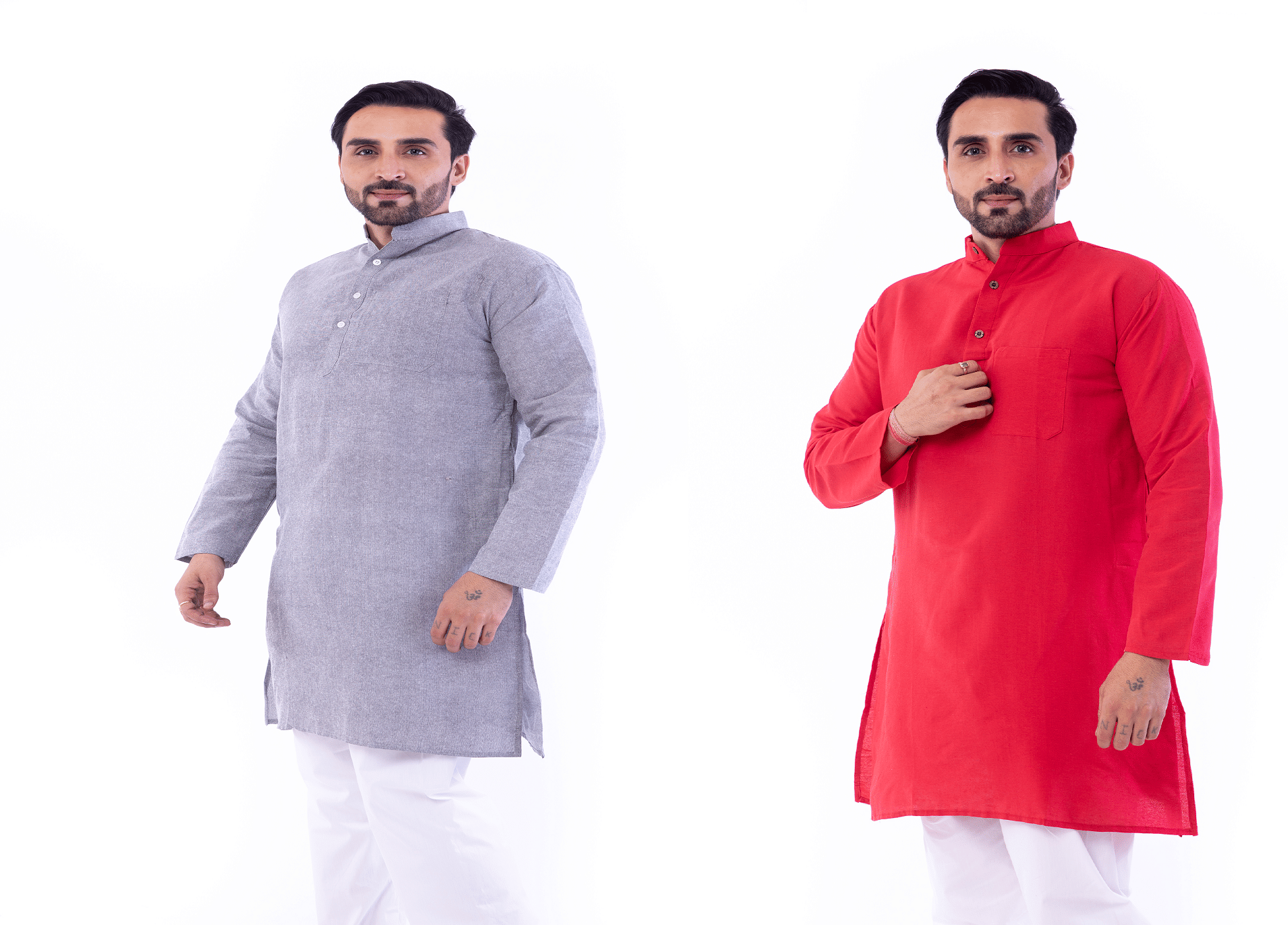 DESHBANDHU DBK Multi Cotton Men's Regular Kurta ( Pack of 2 ) DESHBANDHU DBK Multi Cotton Men's Regular Kurta ( Pack of 2 )