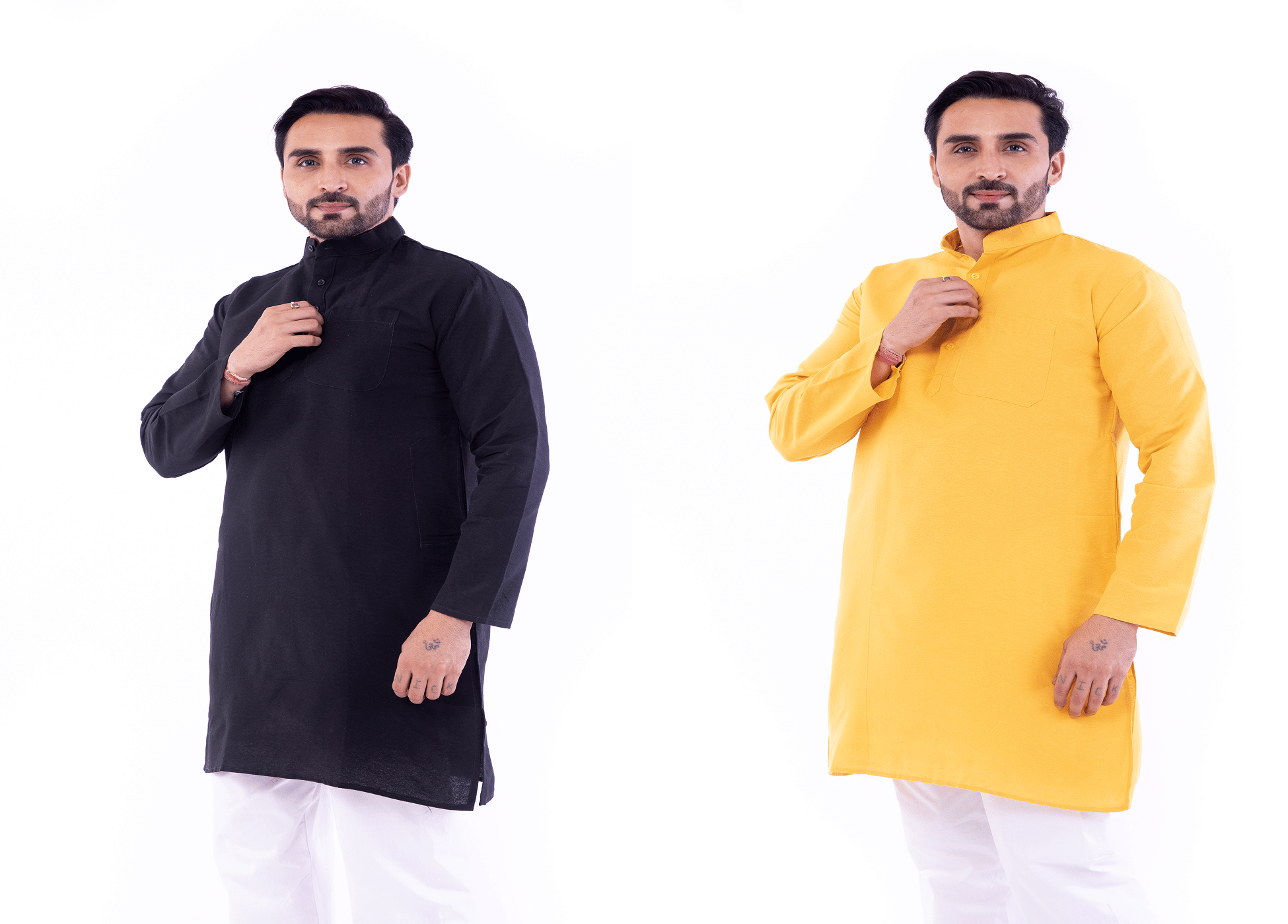 DESHBANDHU DBK Multi Cotton Men's Regular Kurta ( Pack of 2 )     			DESHBANDHU DBK Multi Cotton Men's Regular Kurta ( Pack of 2 )