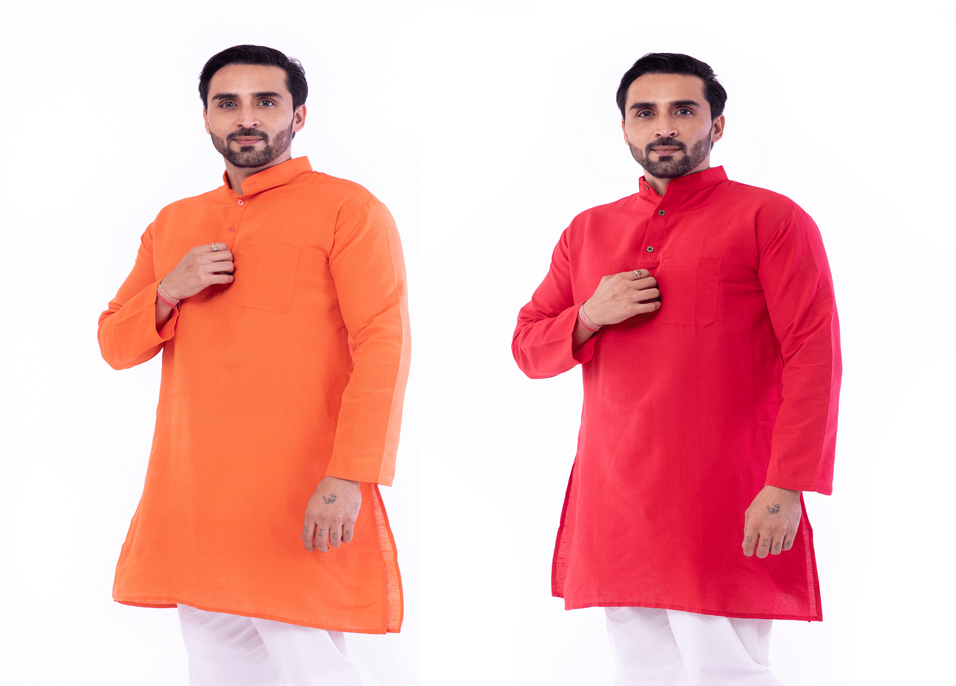 DESHBANDHU DBK Multi Cotton Men's Regular Kurta ( Pack of 2 ) DESHBANDHU DBK Multi Cotton Men's Regular Kurta ( Pack of 2 )
