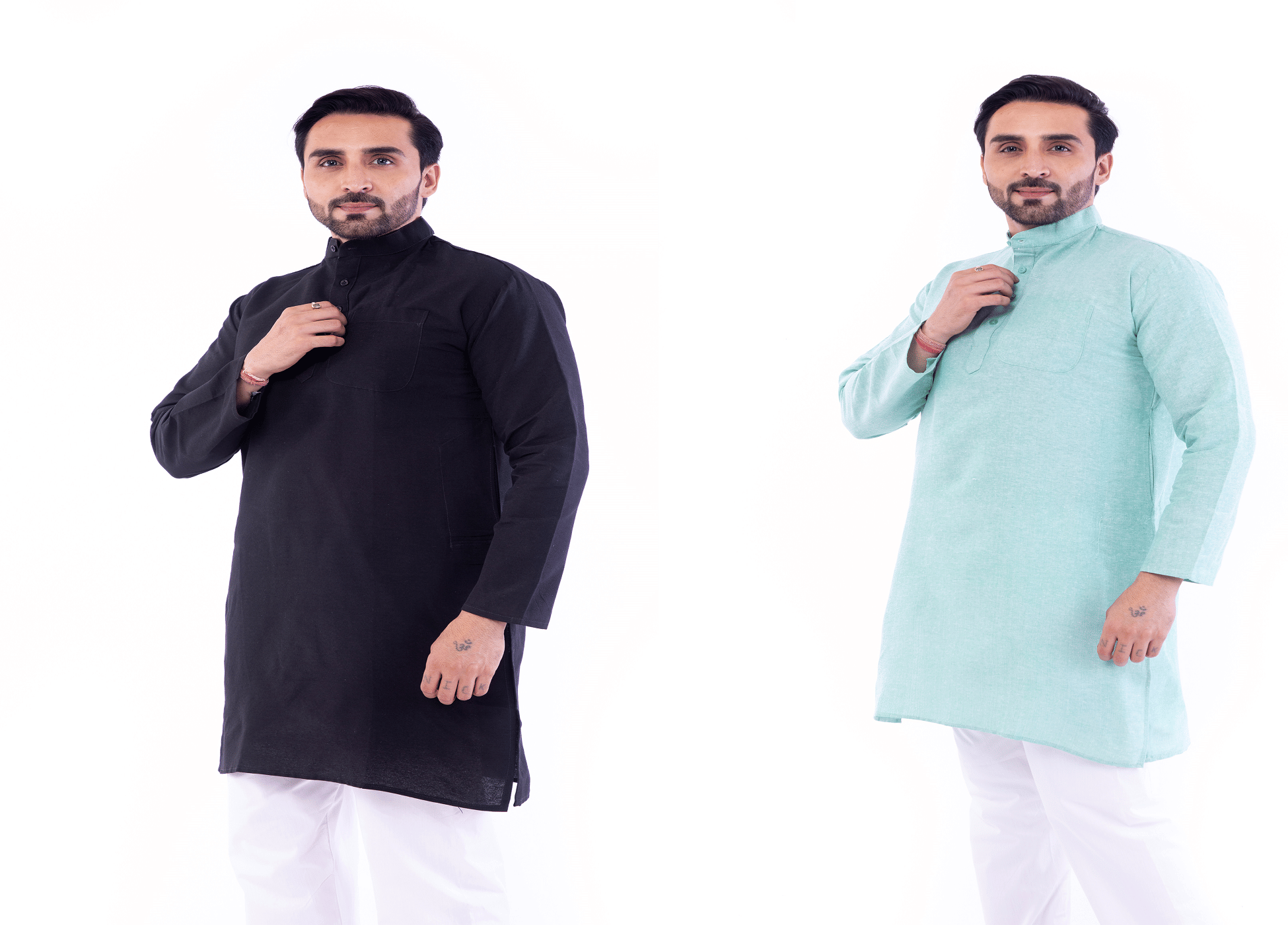DESHBANDHU DBK Multi Cotton Men's Regular Kurta ( Pack of 2 ) DESHBANDHU DBK Multi Cotton Men's Regular Kurta ( Pack of 2 )