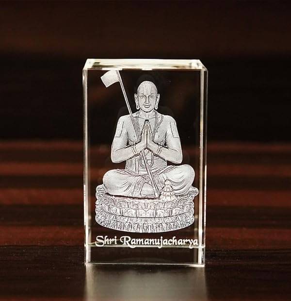 Dharani Gifts Rectangle Cube Shaped Crystal with 3D Photo Inside with Free Light Base Dharani Gifts Rectangle Cube Shaped Crystal with 3D Photo Inside with Free Light Base