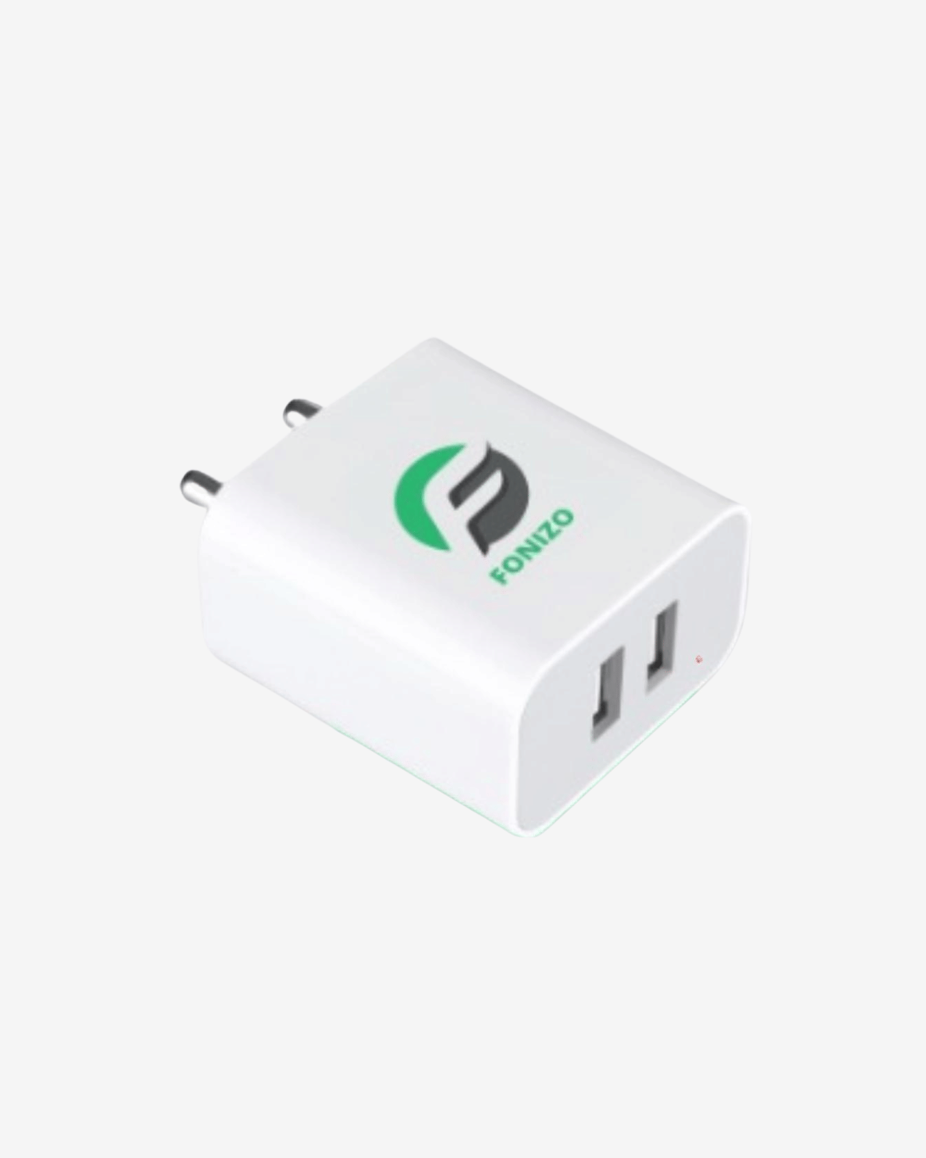     			Fonizo 12W Dual Port Fast Charger 2.4A 12W Fast Wall Charger