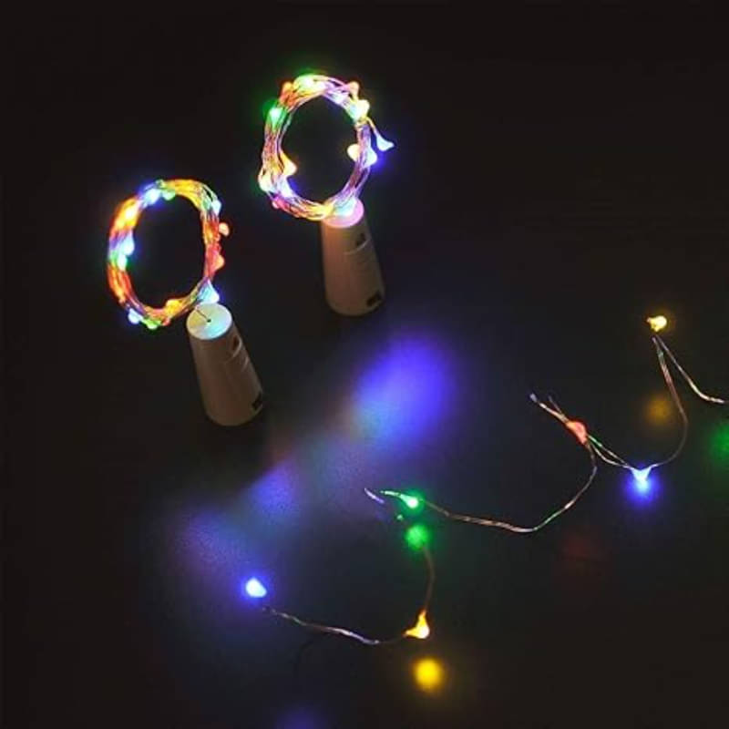     			HARSHLOVE Multicolor 2Mtr String Light ( Pack of 2 )
