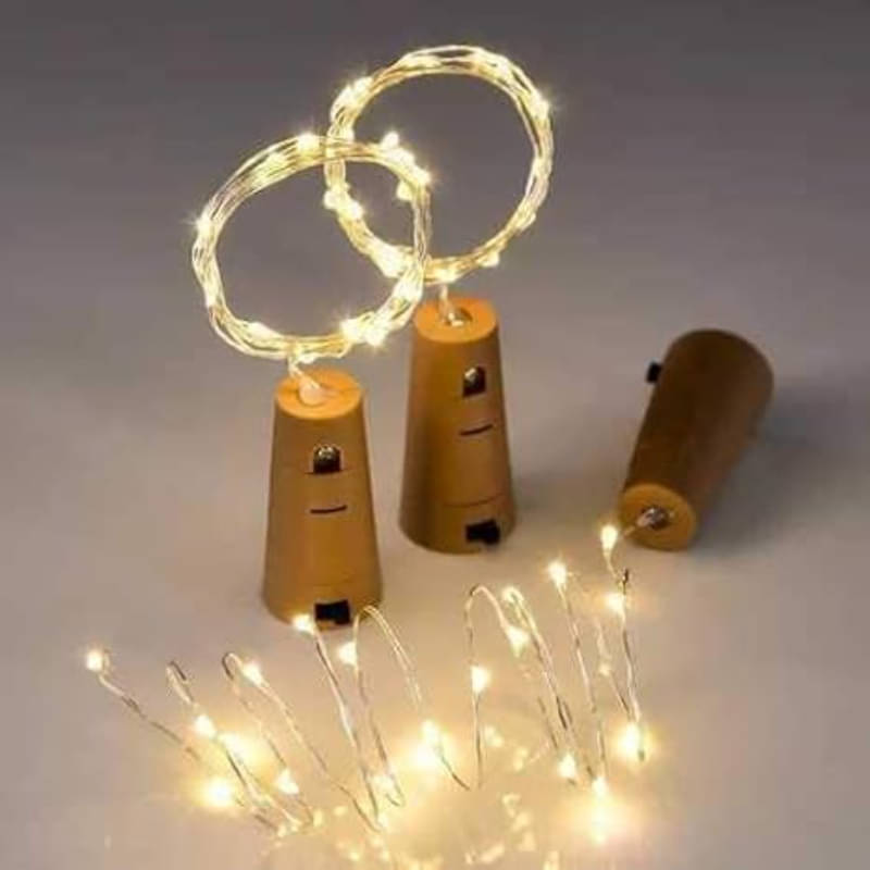     			HARSHLOVE White 2Mtr String Light ( Pack of 2 )