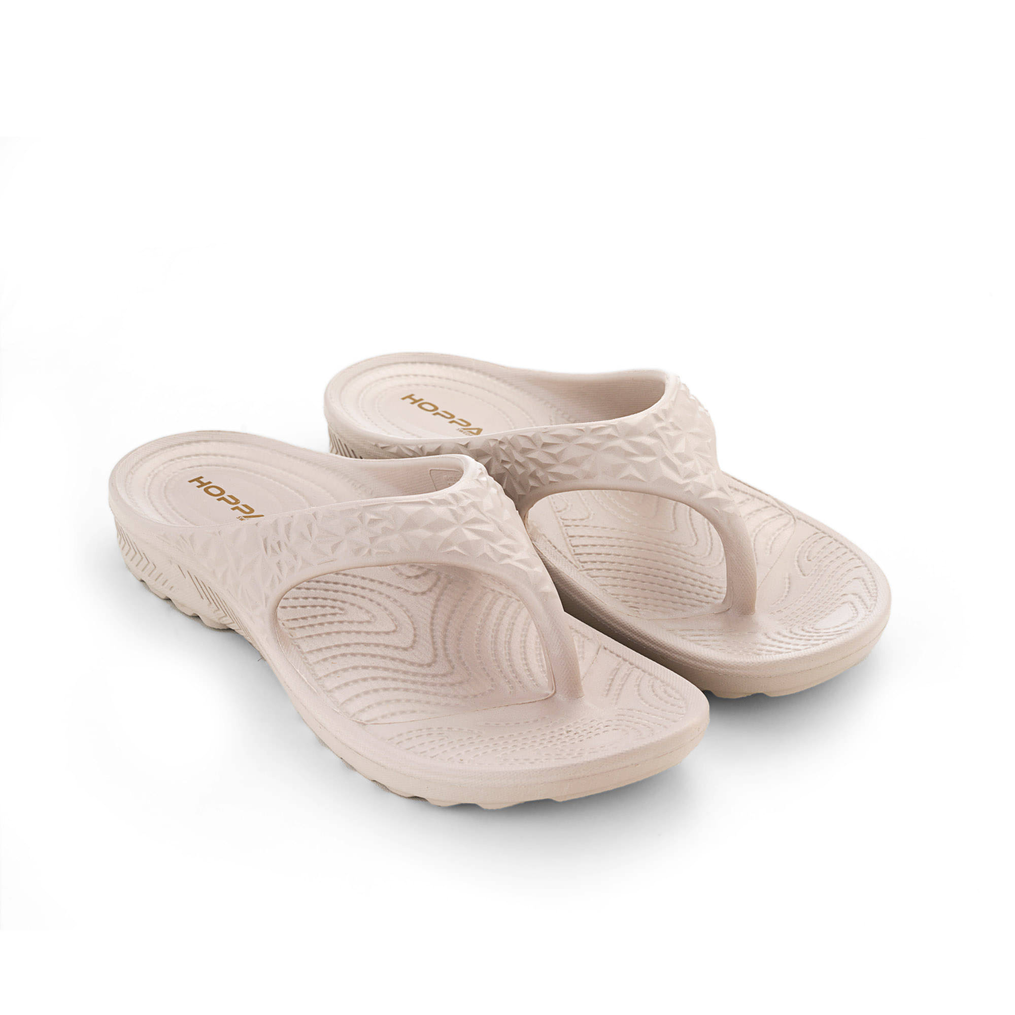     			HOPPA Beige Women's Flip Flop