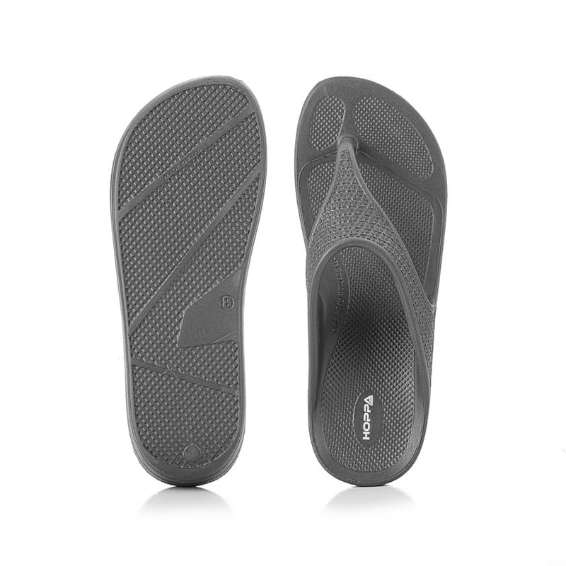     			HOPPA Dark Grey Women's Flip Flop
