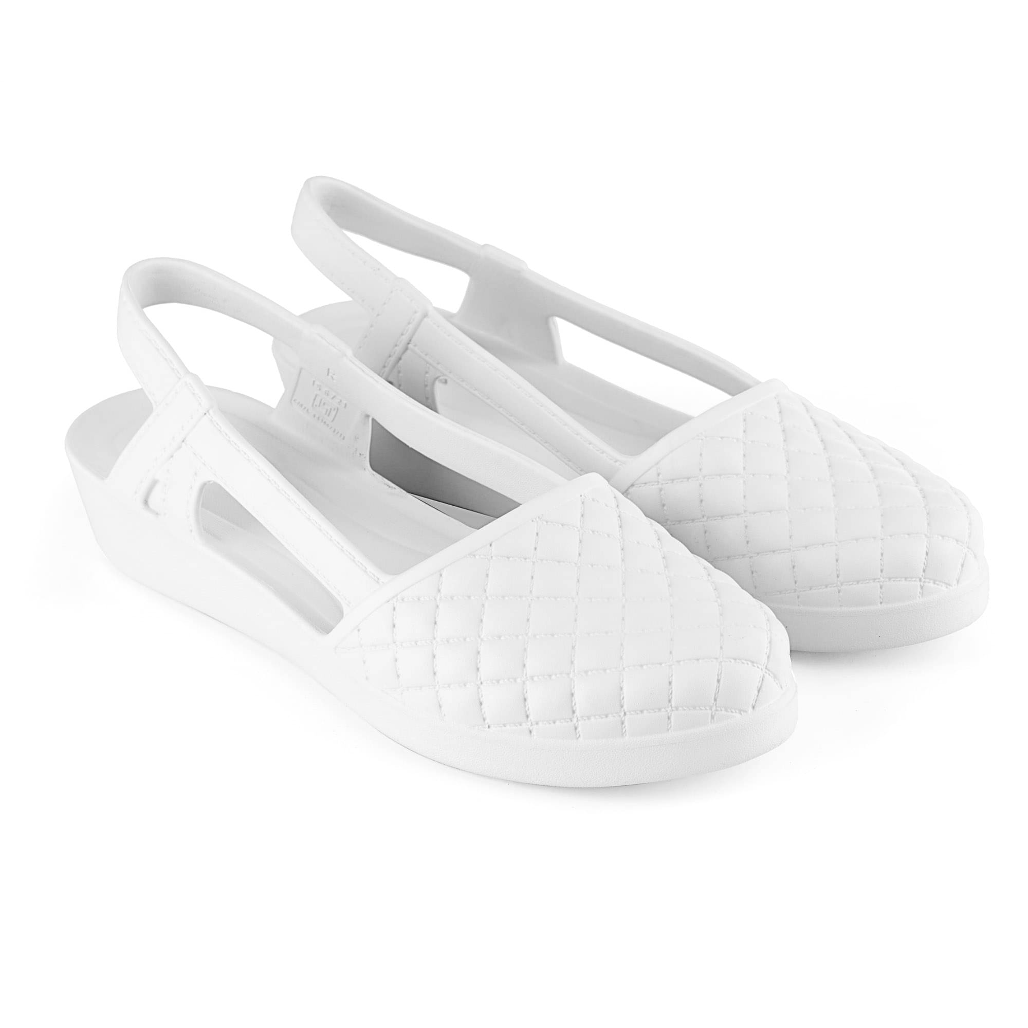 HOPPA White Women's Flats     			HOPPA White Women's Flats