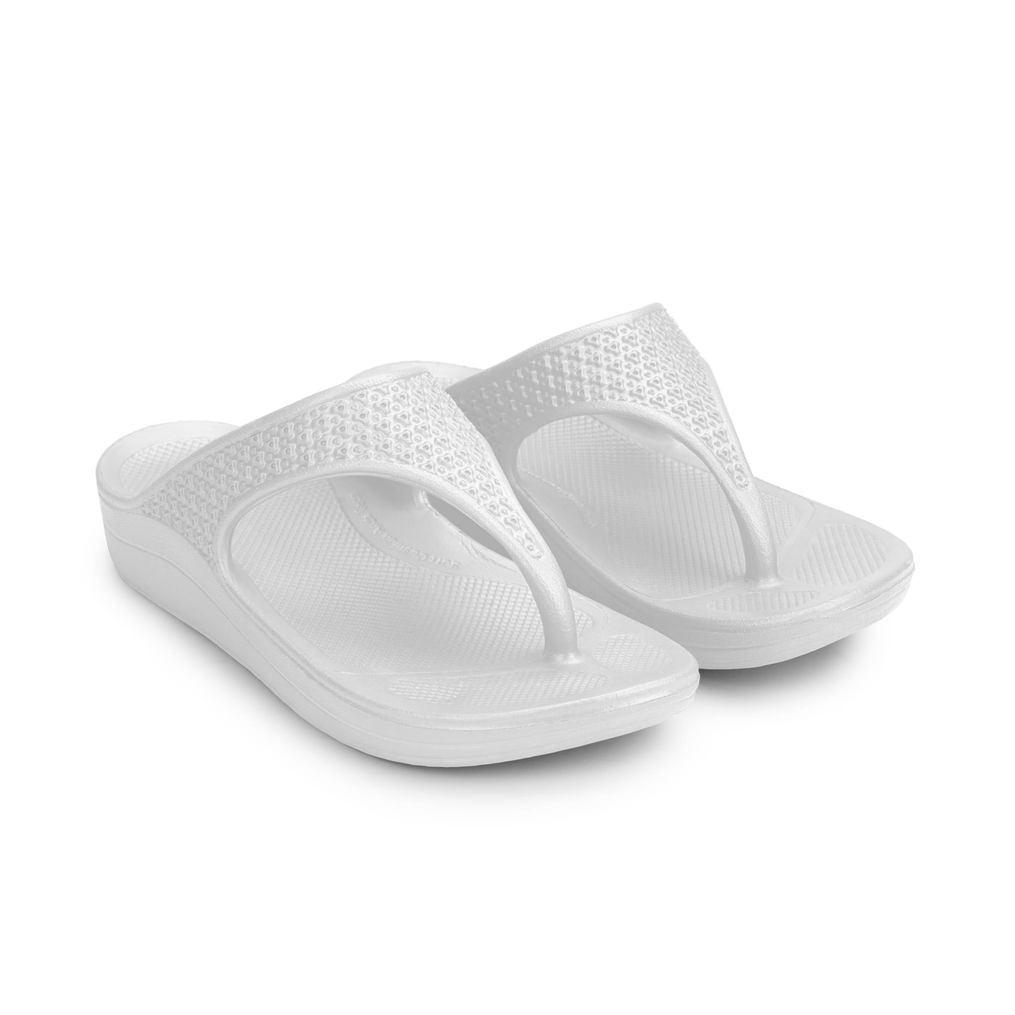     			HOPPA White Women's Flip Flop