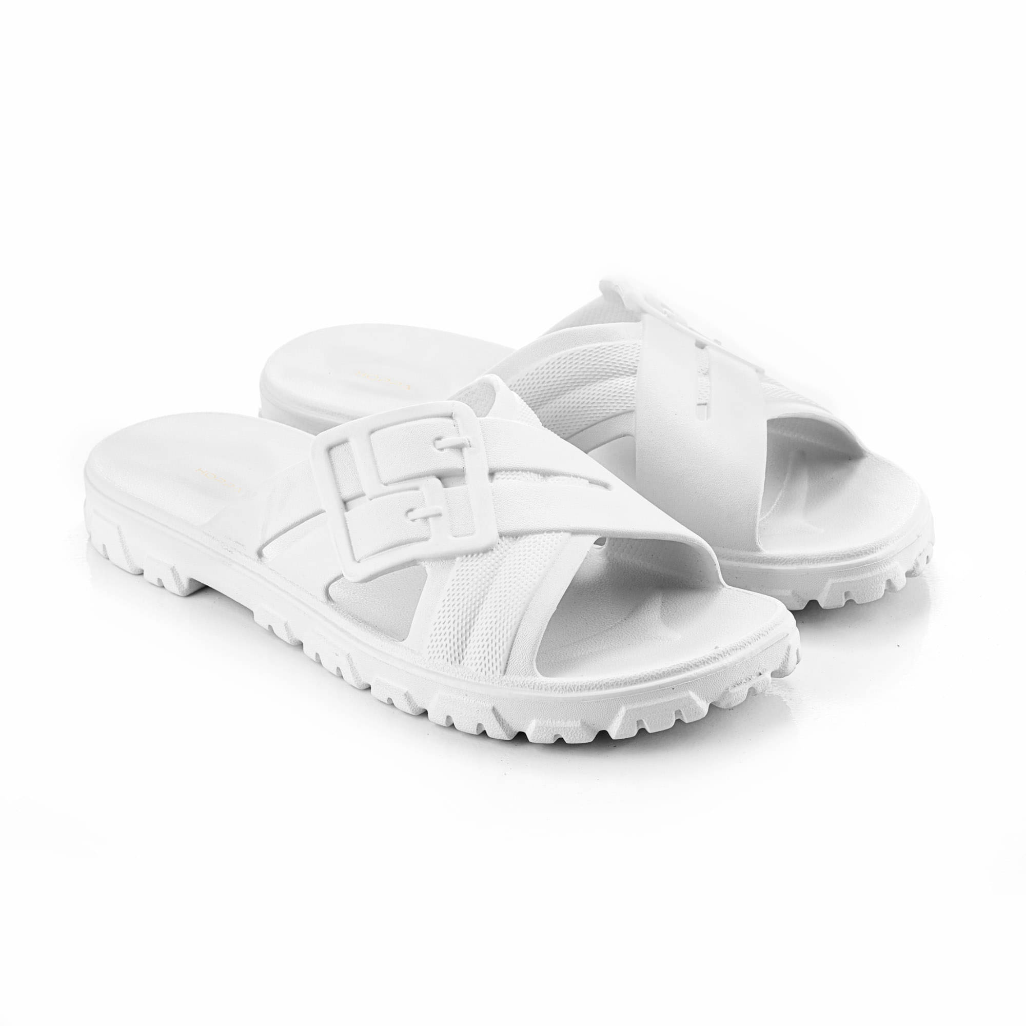     			HOPPA White Women's Slide