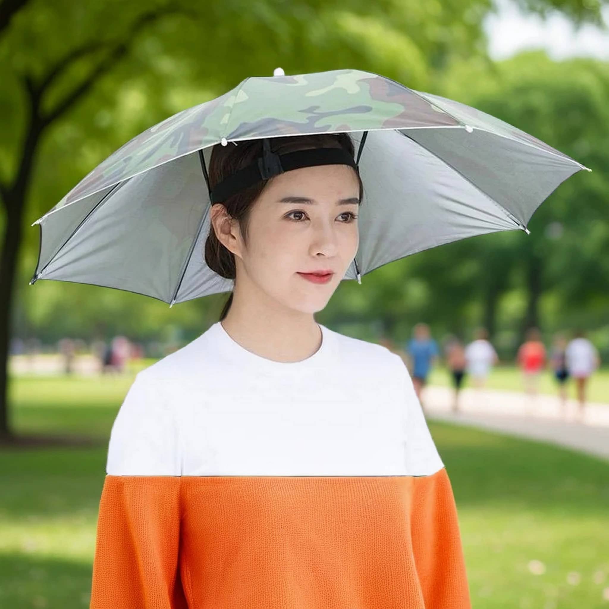 Infispace 1 Fold Manual Hat Headwear Umbrella ( Multi , Rainbow Design ) - Jewellery Sets | Buy online on ZillyBuy