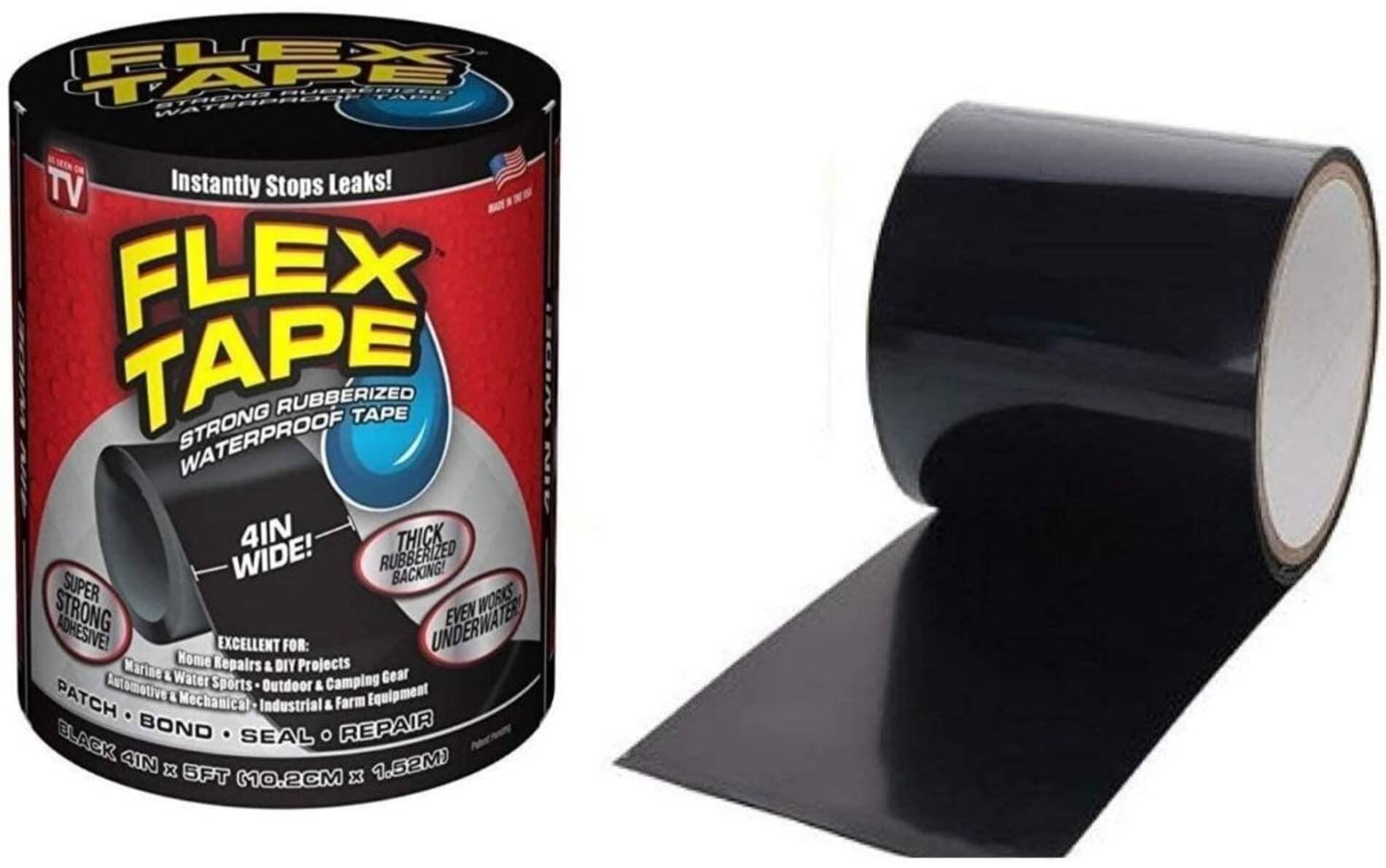 K SHOP,Flex Tape for Seal Leakage Tape for Water Leakage Super Strong Waterproof Tape Adhesive Tape for Water Tank Sink Sealant for Gaps (black),10cm,4inches K SHOP,Flex Tape for Seal Leakage Tape for Water Leakage Super Strong Waterproof Tape Adhesive Tape for Water Tank Sink Sealant for Gaps (black),10cm,4inches