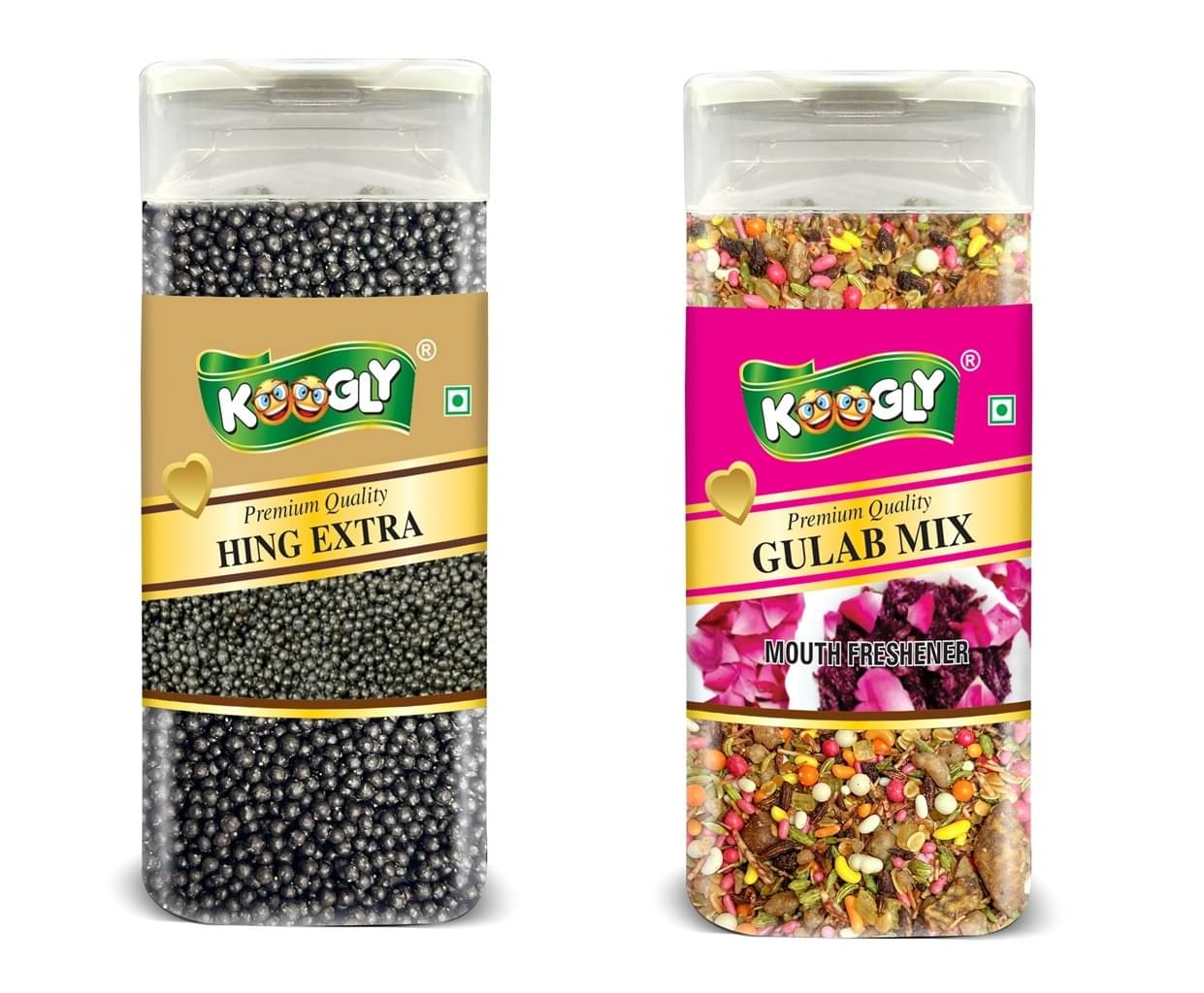 KOOGLY Hing Extra+ Gulab Mix Hard Candies 470 gm KOOGLY Hing Extra+ Gulab Mix Hard Candies 470 gm