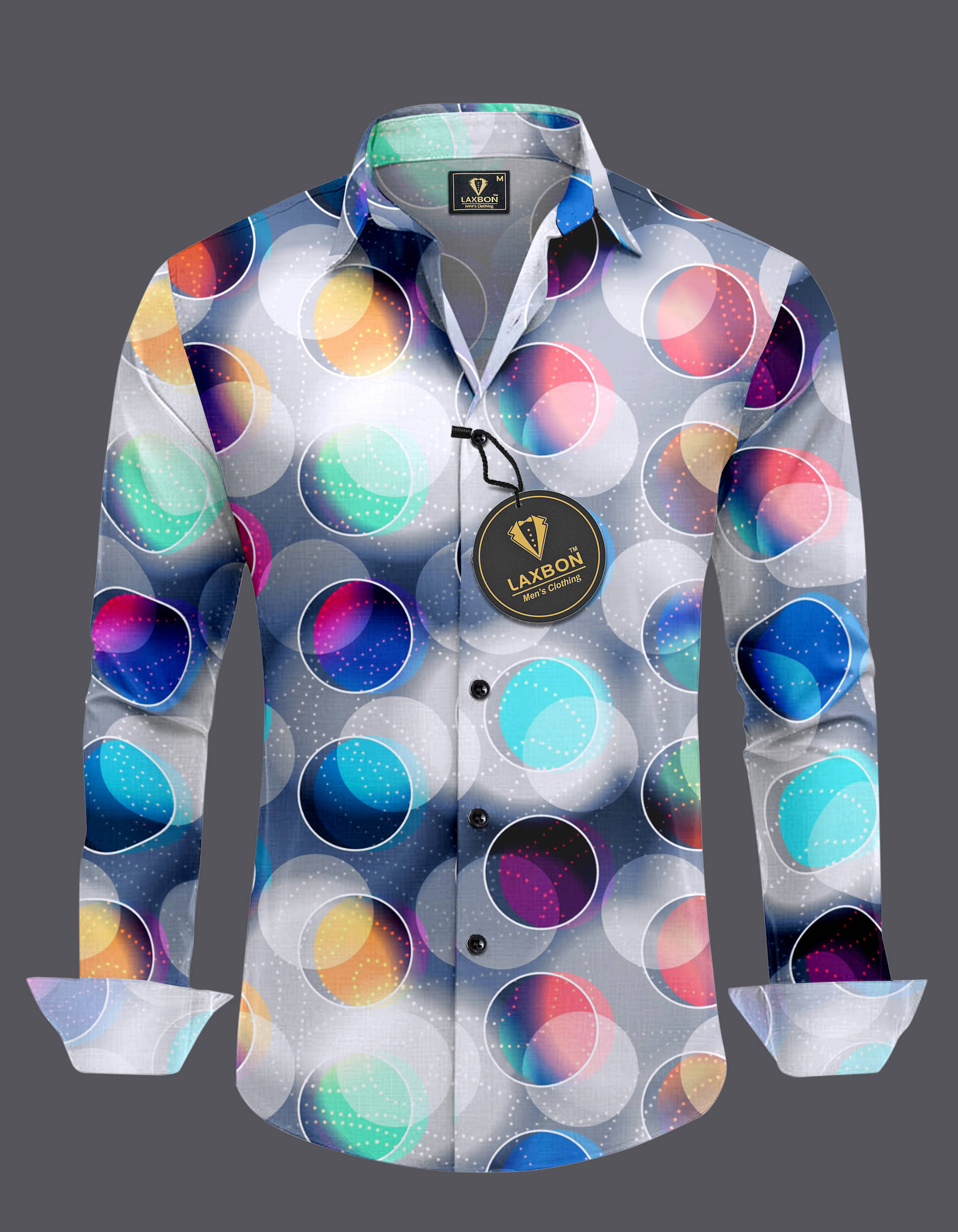 LAXBON 100% Cotton Regular Fit Printed Full Sleeves Men's Casual Shirt - Multicolor ( Pack of 1 ) LAXBON 100% Cotton Regular Fit Printed Full Sleeves Men's Casual Shirt - Multicolor ( Pack of 1 )