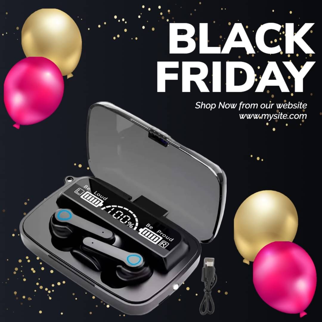     			M19 Bluetooth True Wireless (TWS) In Ear 20 Hours Playback Fast charging,Powerfull bass IPX4(Splash & Sweat Proof) Black