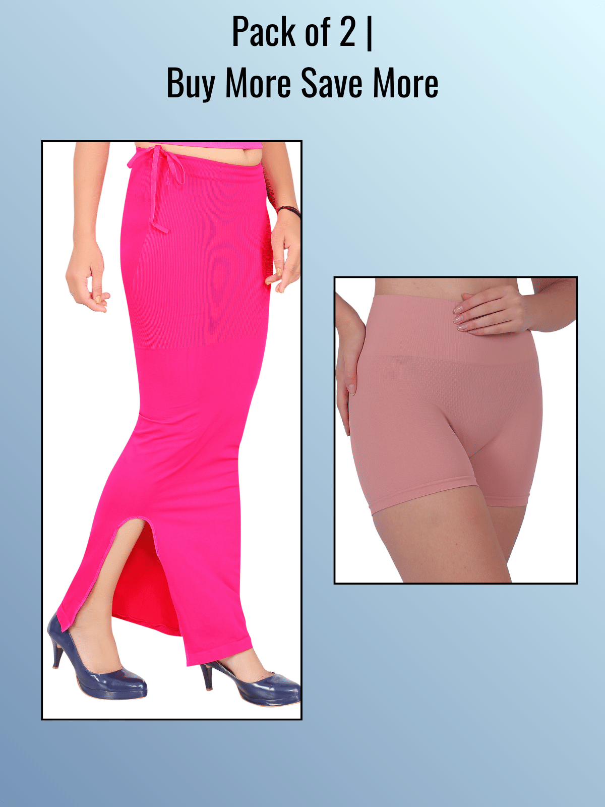     			Pia Trends Petticoat ( Pink , Pack of 2 )