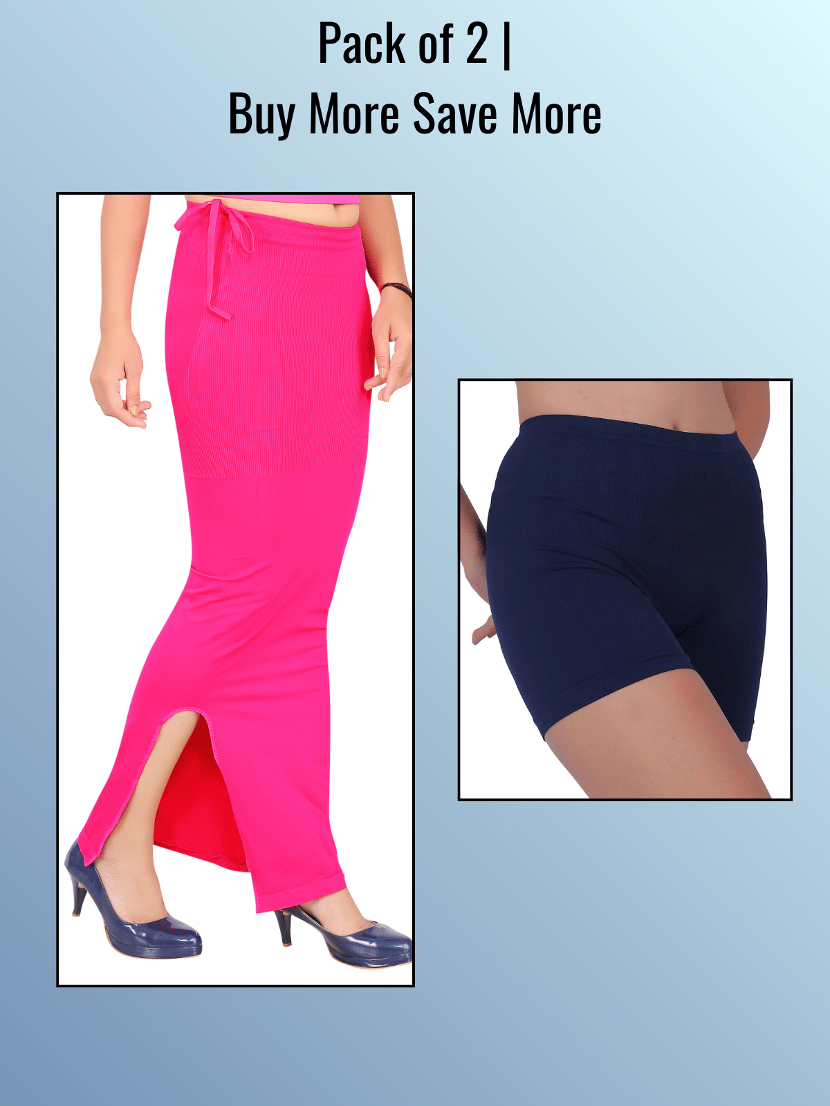     			Pia Trends Petticoat ( Pink , Pack of 2 )