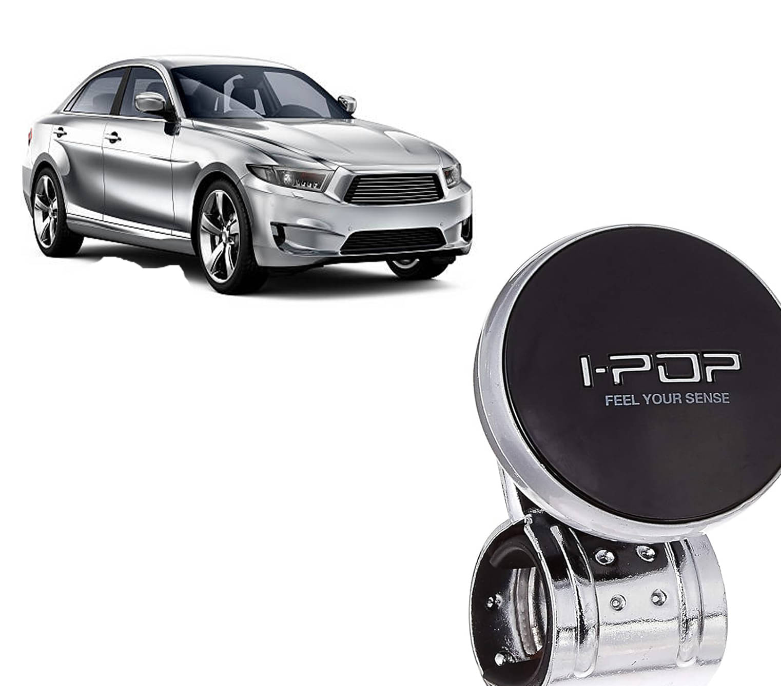 Power Handle Car Steering Spinner Wheel Knob Compatible Pack of 1 Power Handle Car Steering Spinner Wheel Knob Compatible Pack of 1