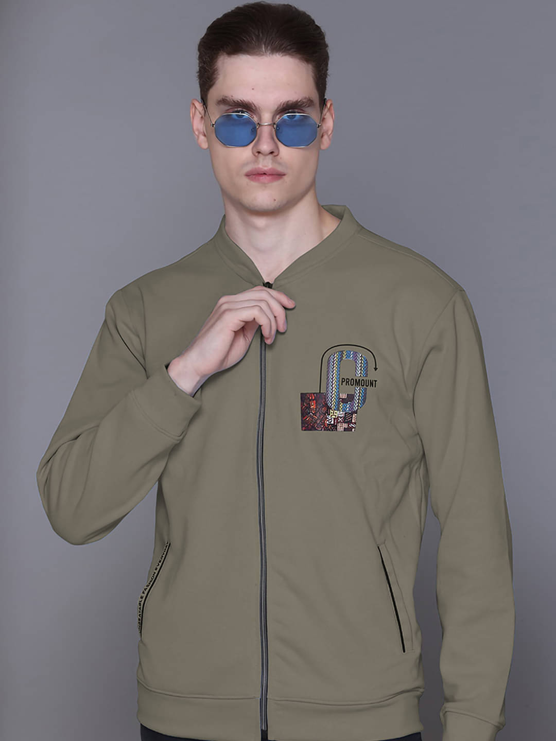     			Promount Viscose Round Neck Men's Sweatshirt - Green ( Pack of 1 )