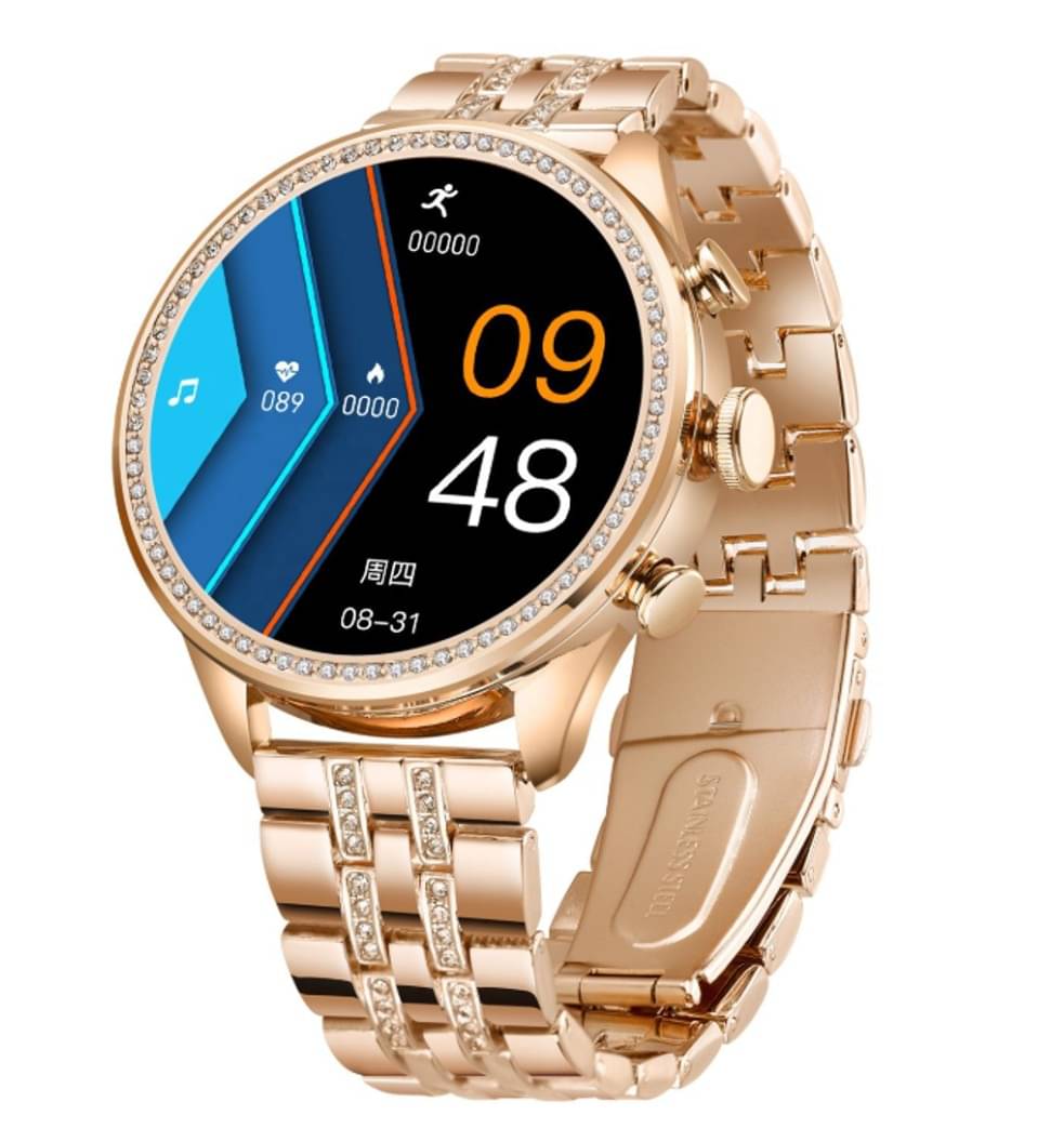 SKYRISE 9th Generation Smartwatch with Metal Strap & HD Display, Bluetooth Calling, 100+ Watch Faces, Health Tracker, Sports Modes & IP67 waterproof (Rose Gold) SKYRISE 9th Generation Smartwatch with Metal Strap & HD Display, Bluetooth Calling, 100+ Watch Faces, Health Tracker, Sports Modes & IP67 waterproof (Rose Gold)