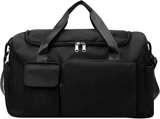     			SUNESH CREATION 28 Ltrs Black Fabric Duffle Bag