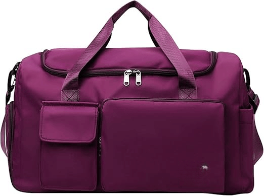     			SUNESH CREATION 28 Ltrs Purple Fabric Duffle Bag