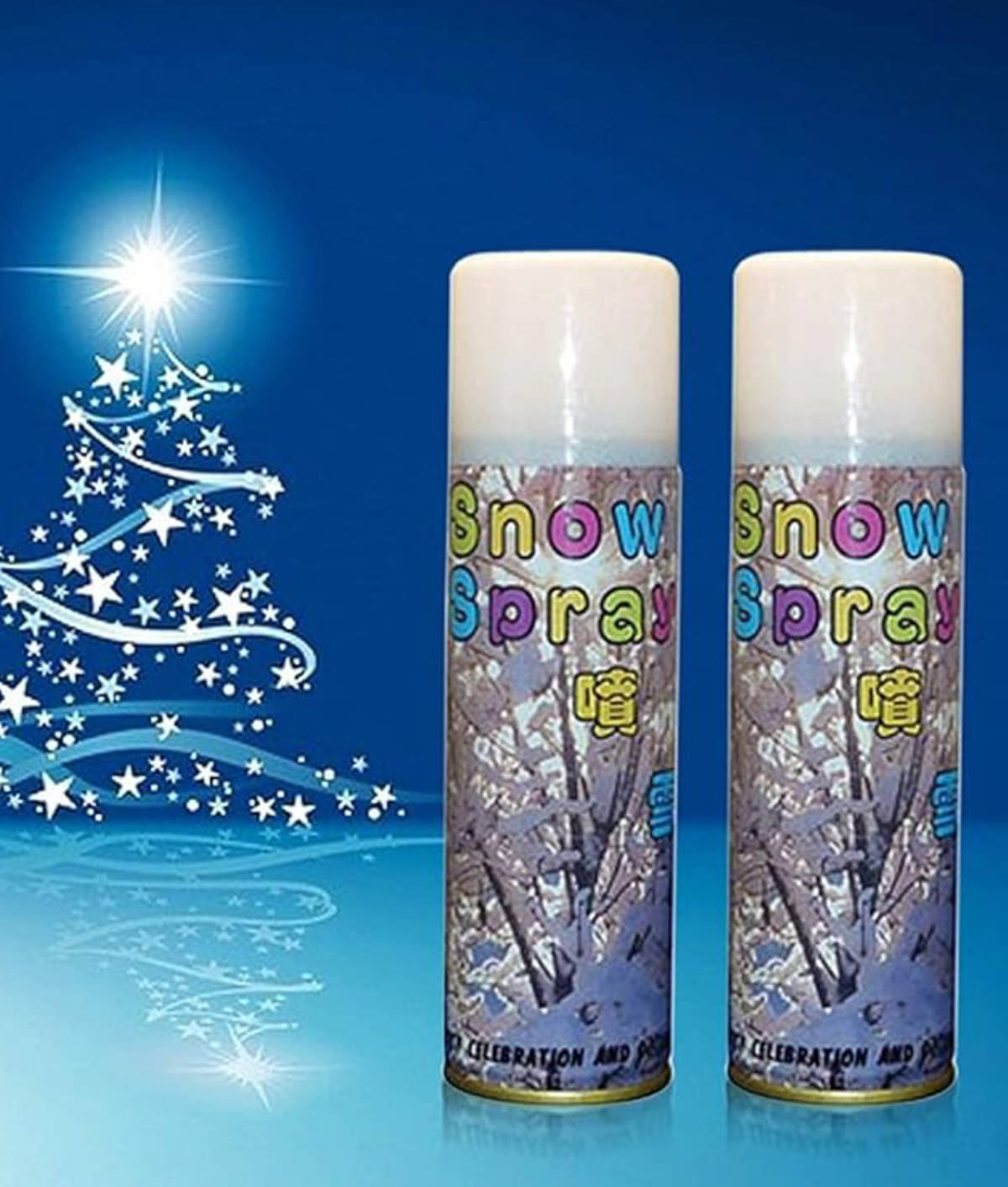     			Snow Spray - White Artificial Snow Party Spray - Ideal for Birthdays, Anniversaries & Celebrations, Pack of 2, White