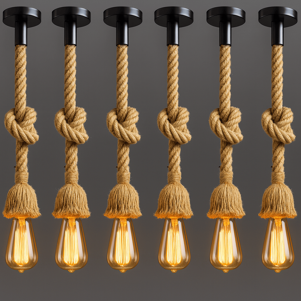 Spark World Plastic Yellow Ceiling Lights - Pack of 6